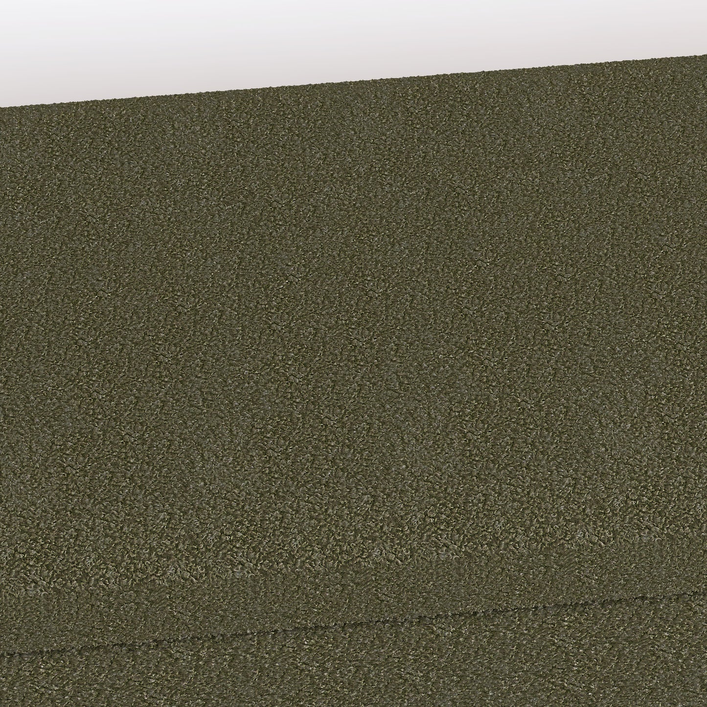 Textured olive green canvas fabric swatch