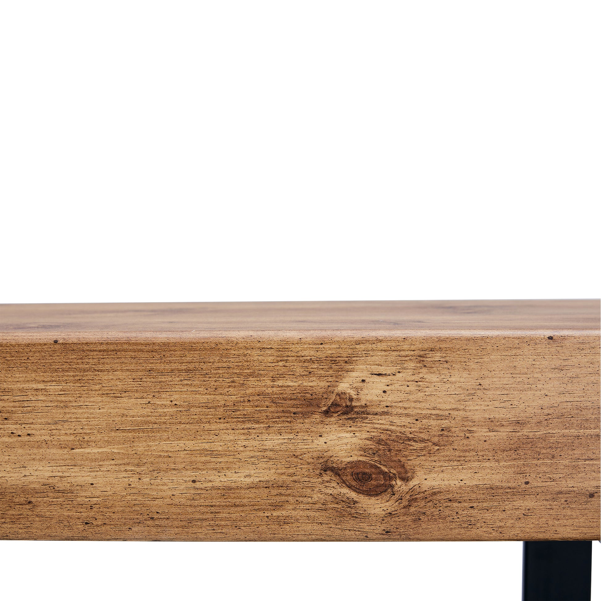 Rustic oak wood table