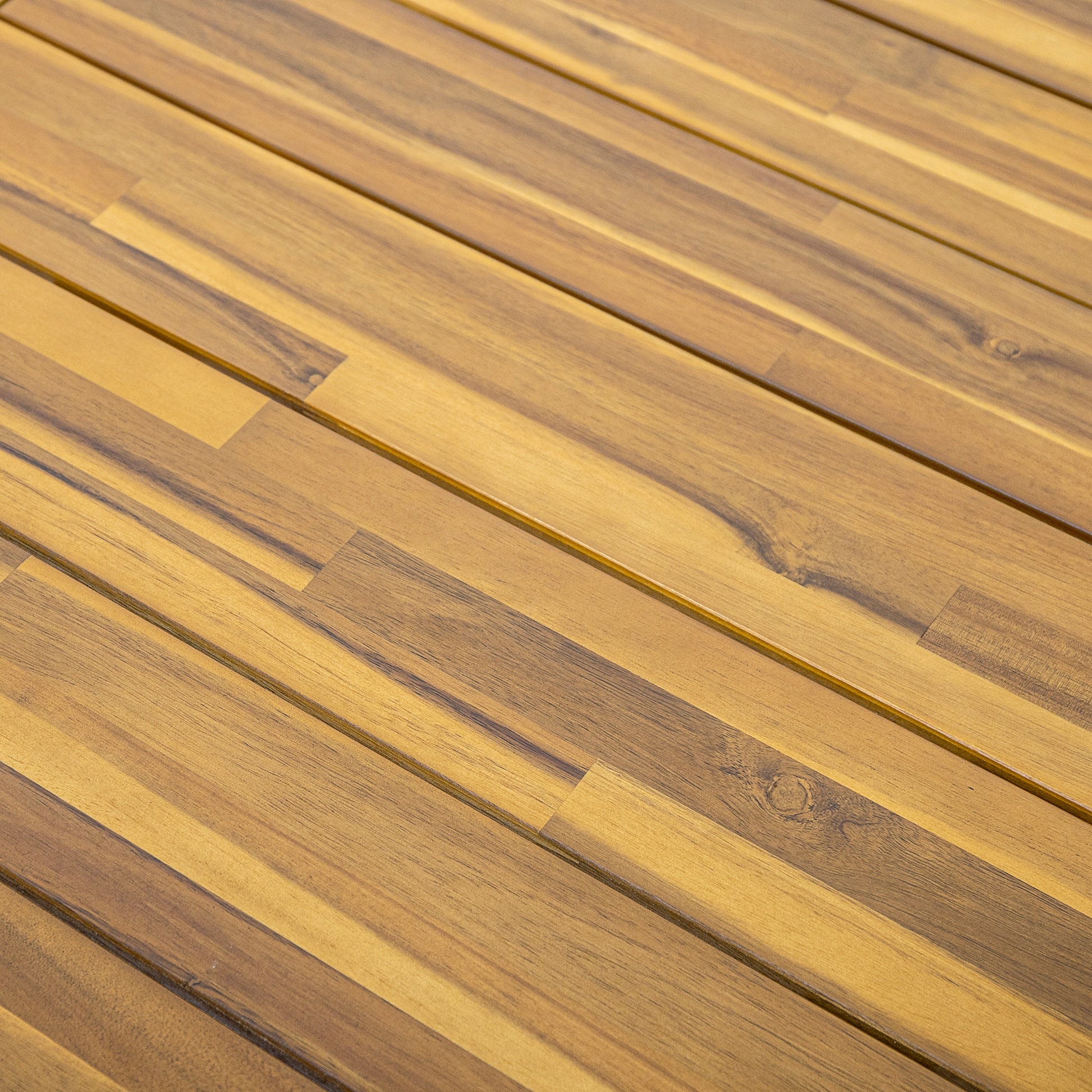 Closeup of natural wood planks with varied grain patterns