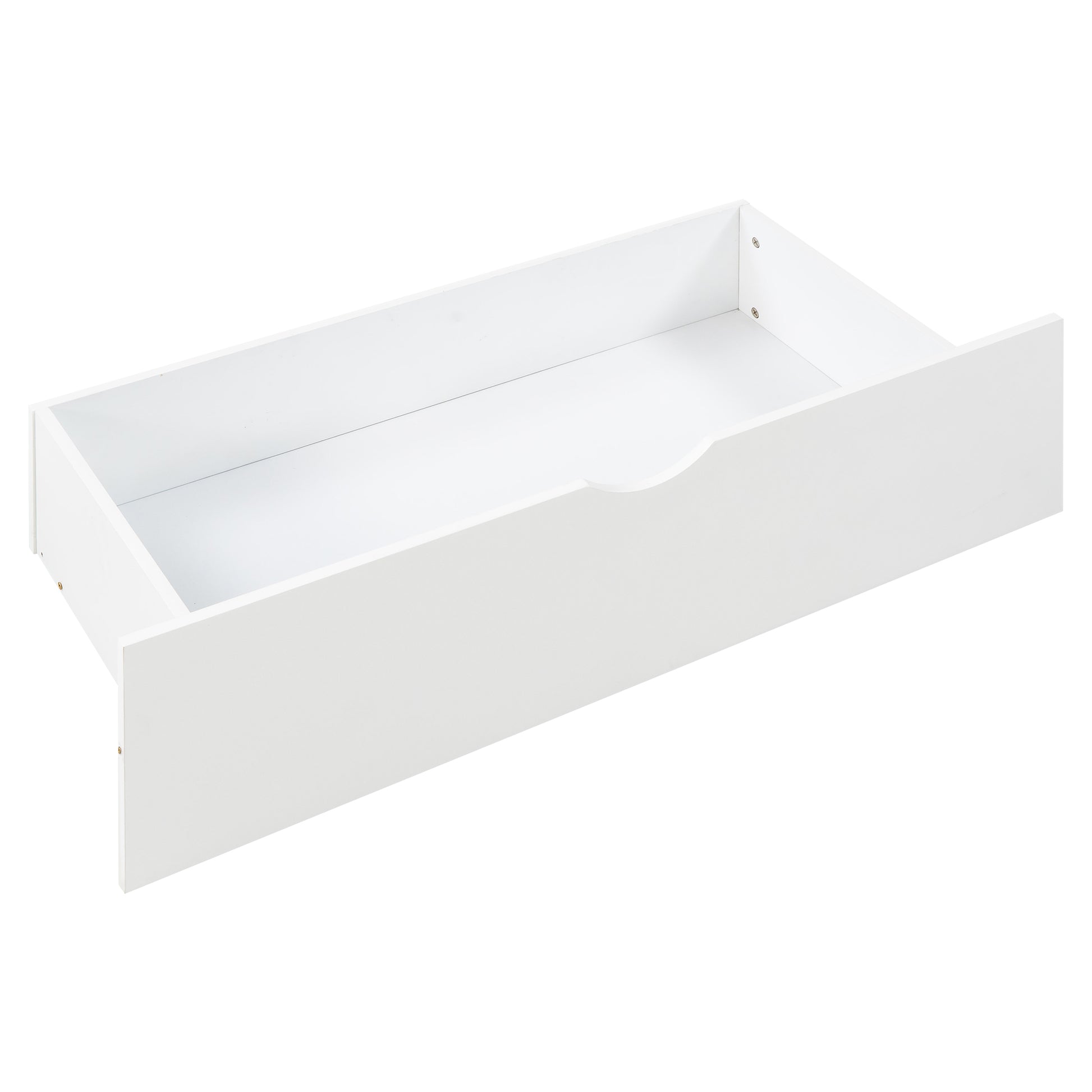 White bedroom drawer assembly