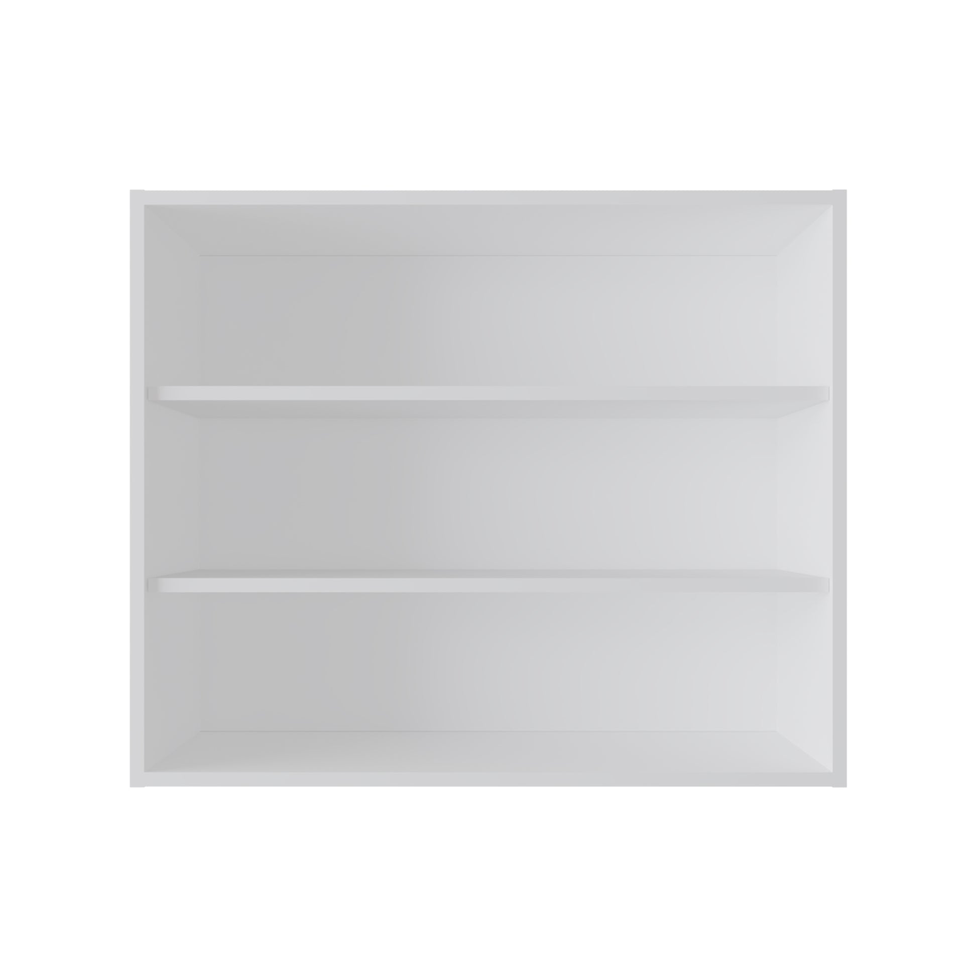 White twoshelf floating shelf unit