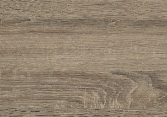 Closeup of light brown oak wood grain texture with subtle dark lines