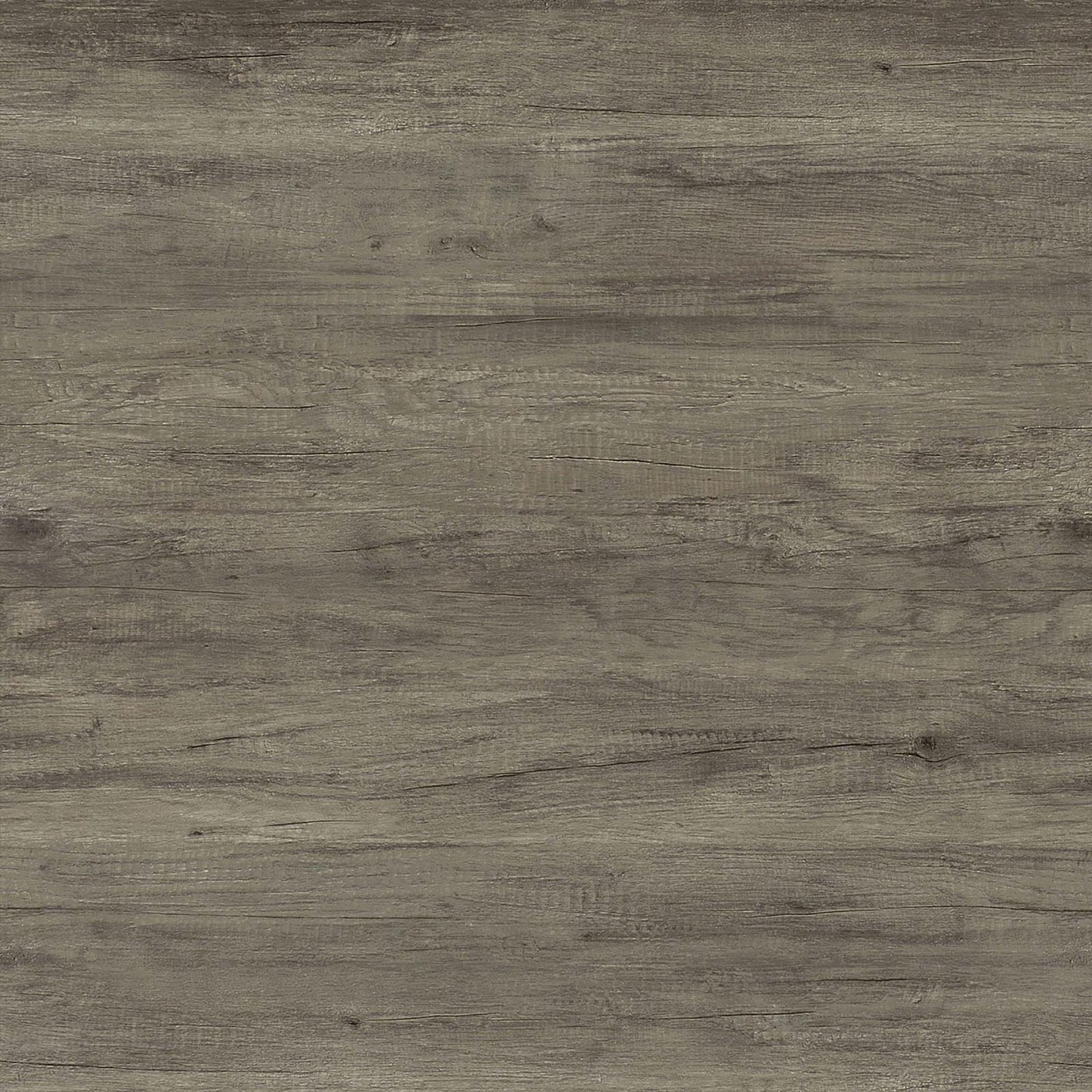 Rustic grey wood laminate flooring with visible grain texture