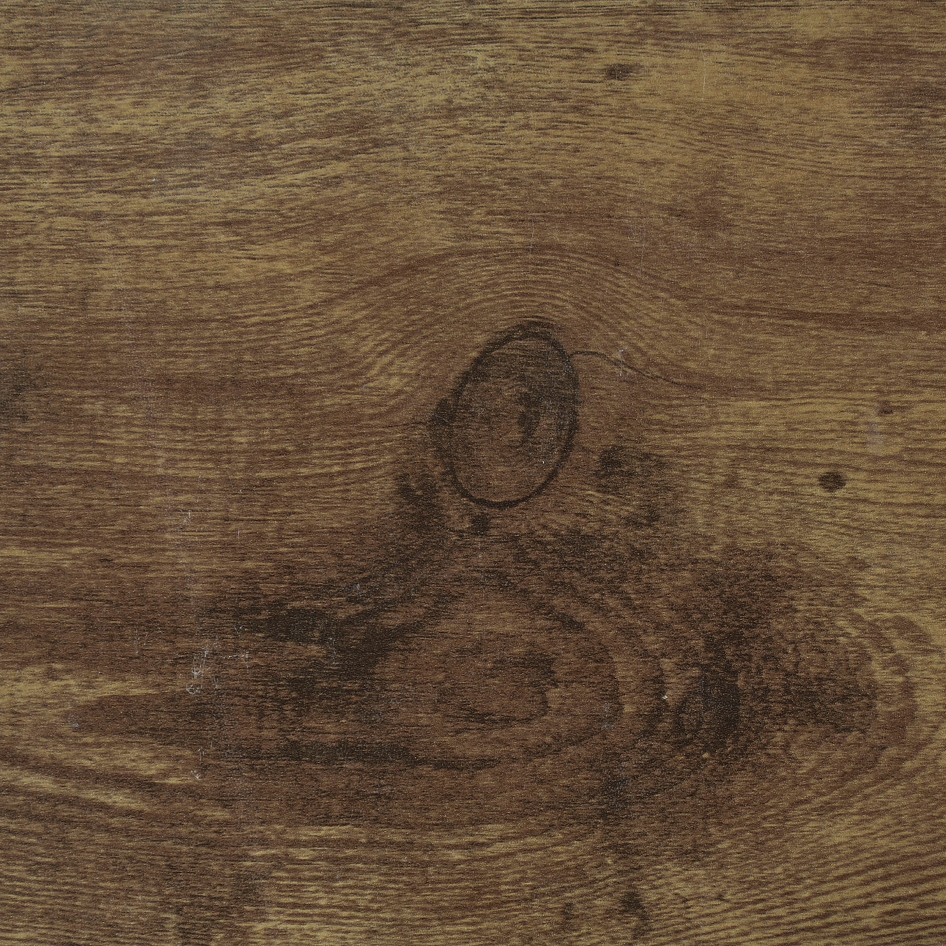 Dark brown wood grain texture with knot