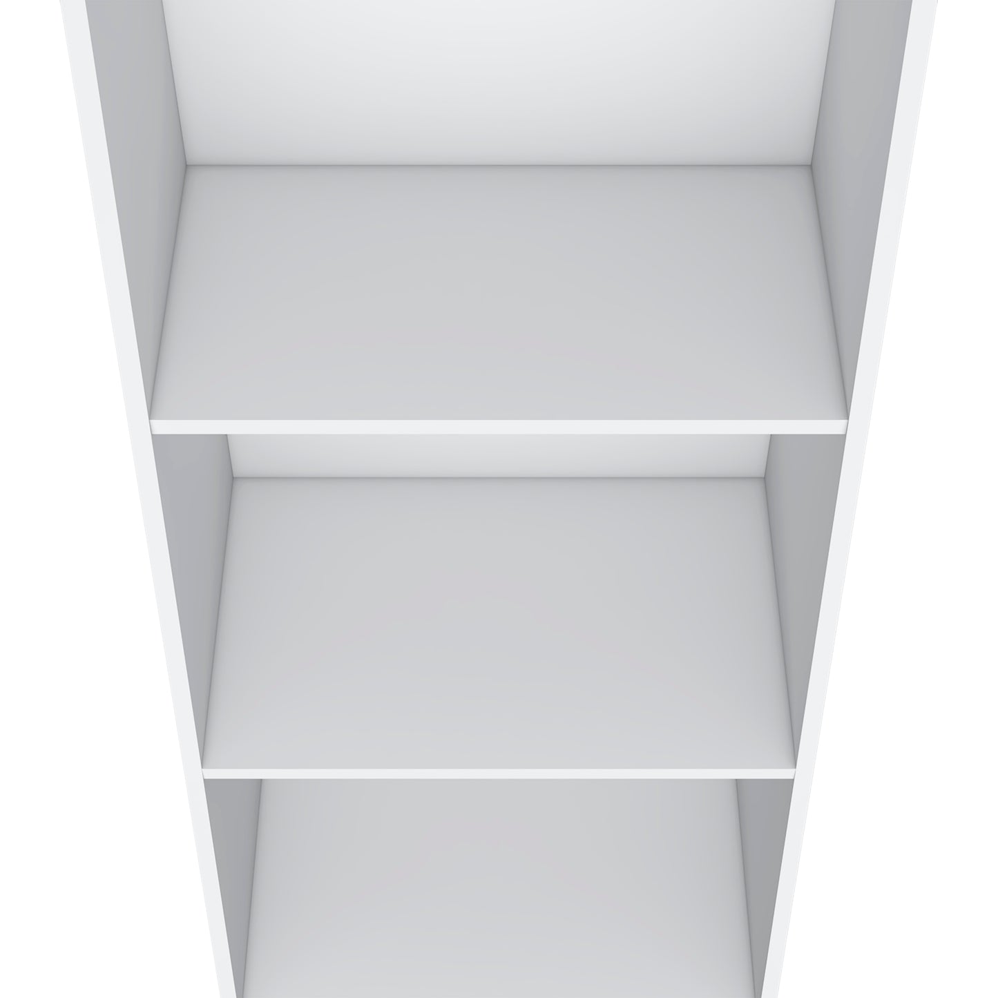 White modern shelf minimalist bookcase