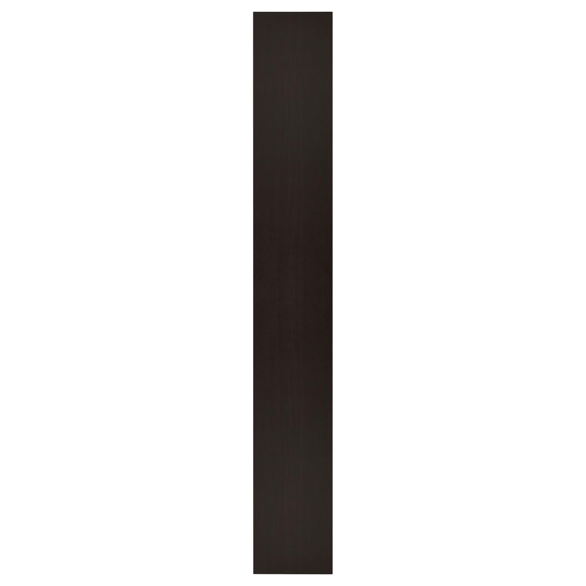 Dark brown wood veneer panel