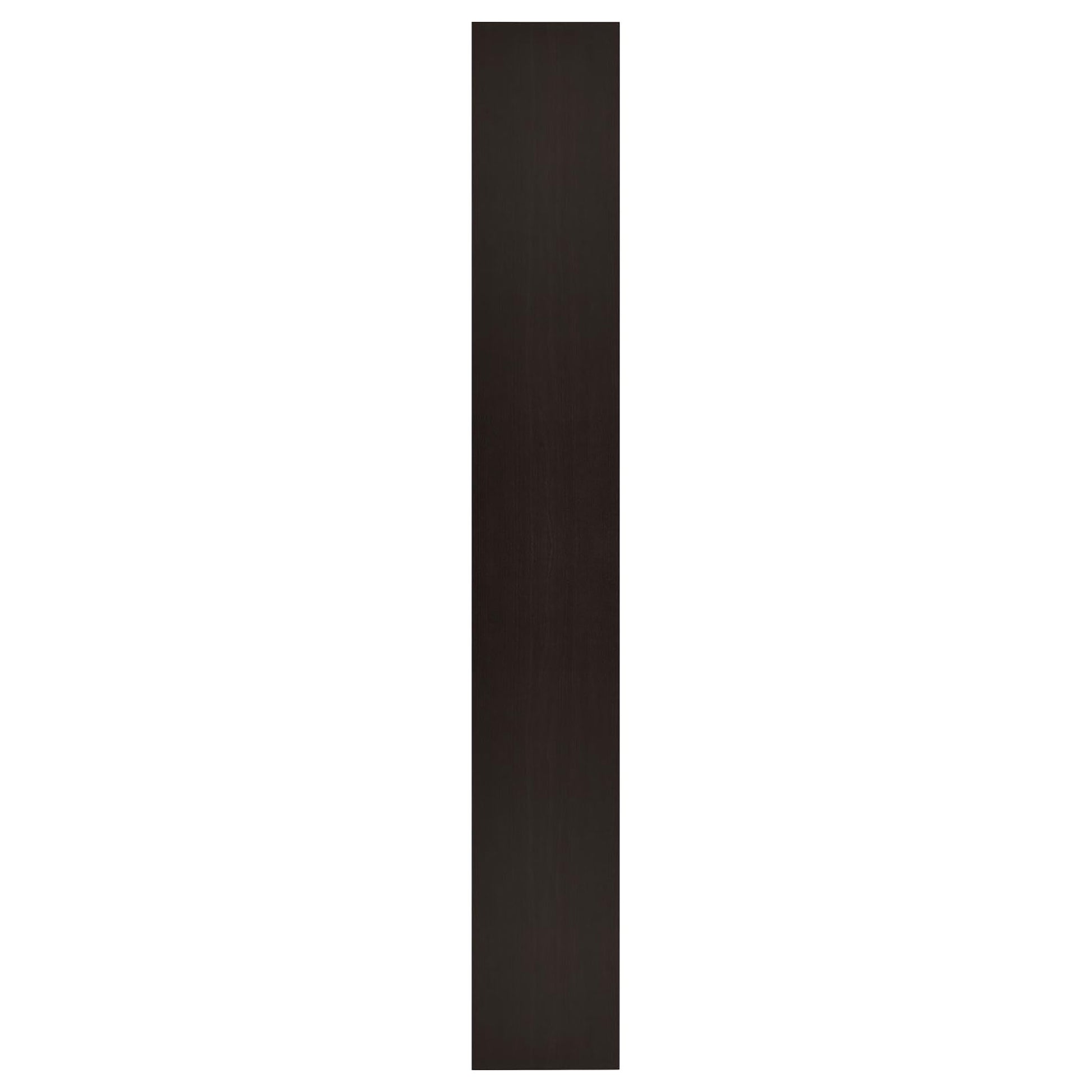 Dark brown wood veneer panel for furniture or flooring