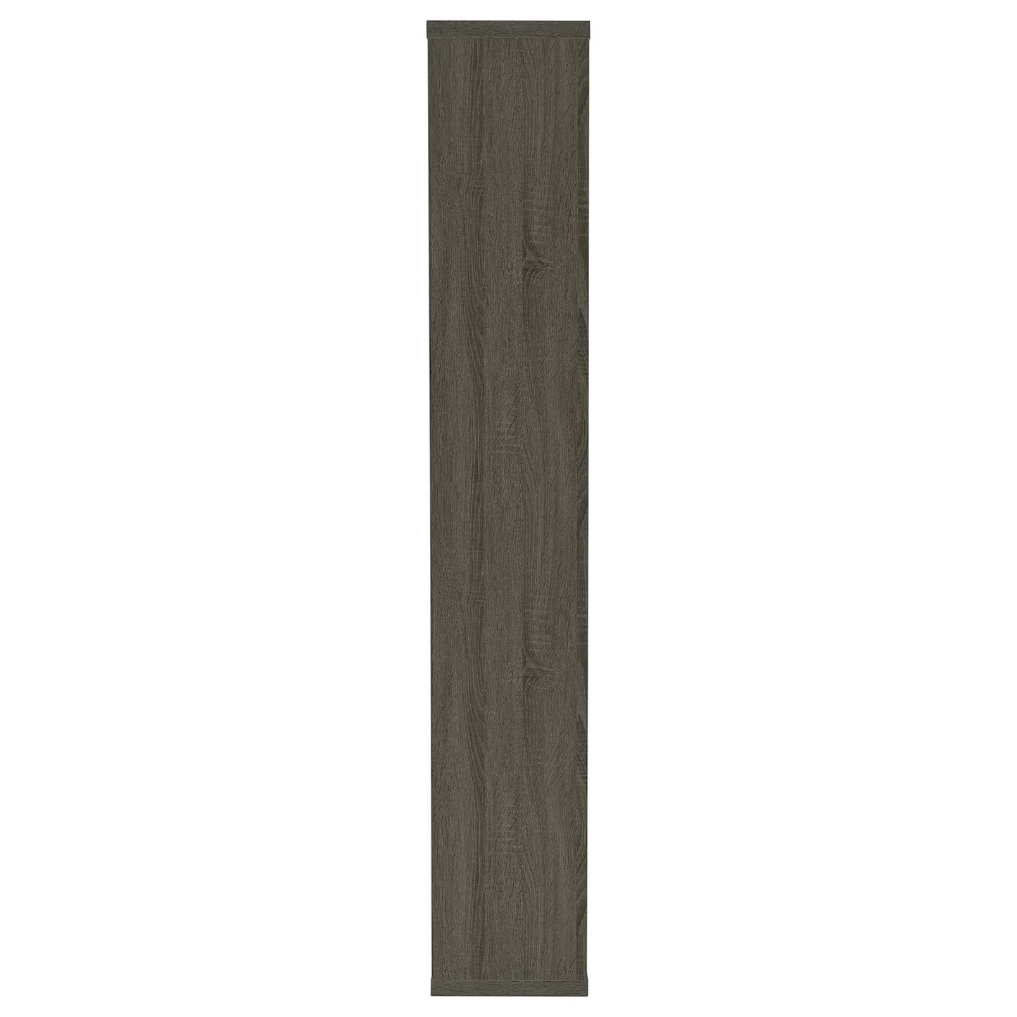 Dark grey wood grain tall cabinet door