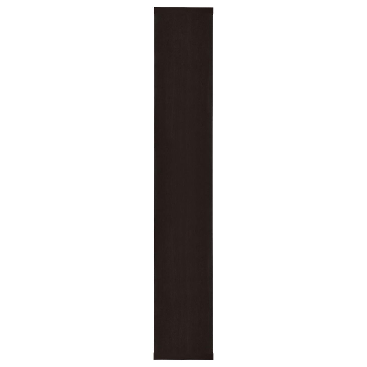 Dark brown textured roller blind