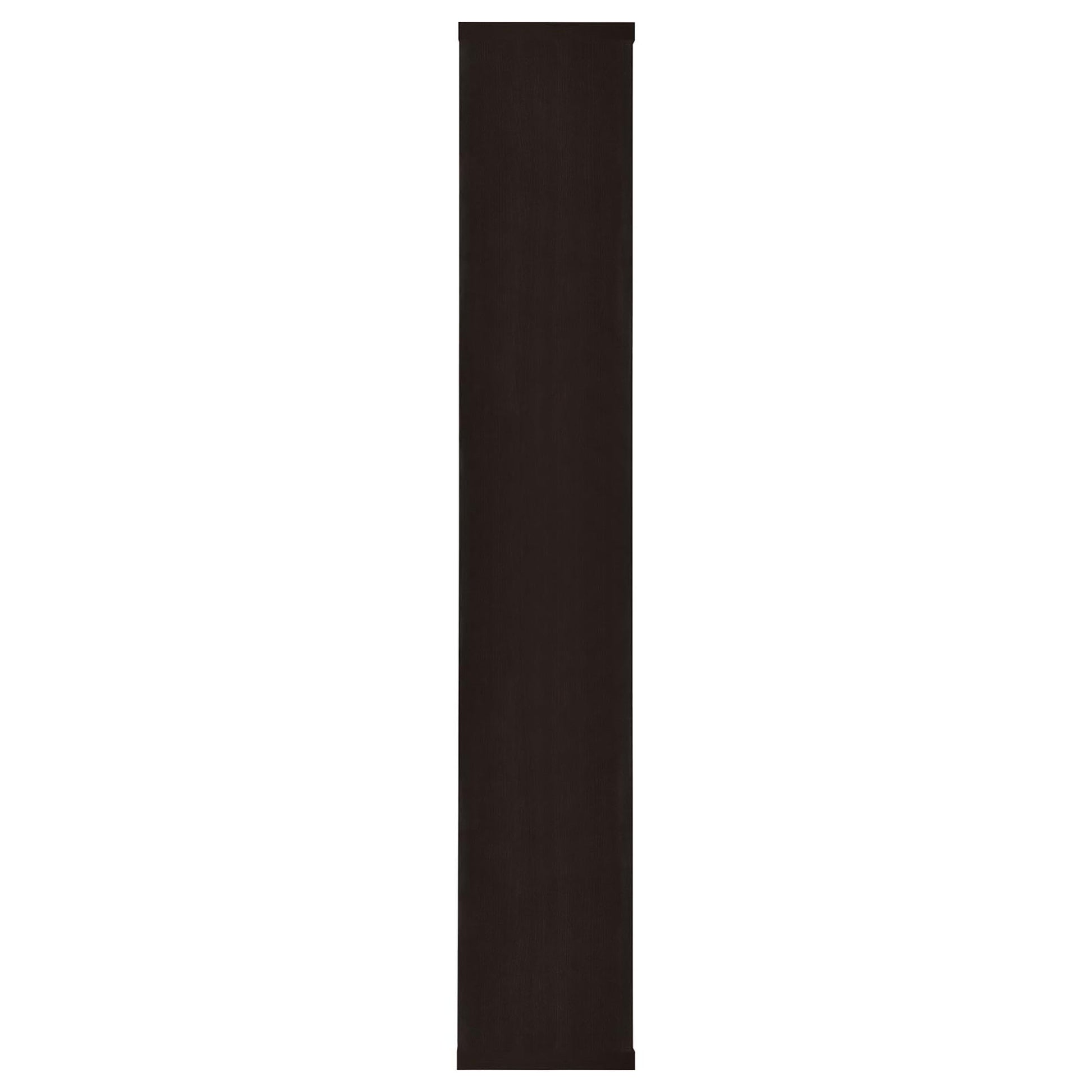 Dark brown textured roller blind