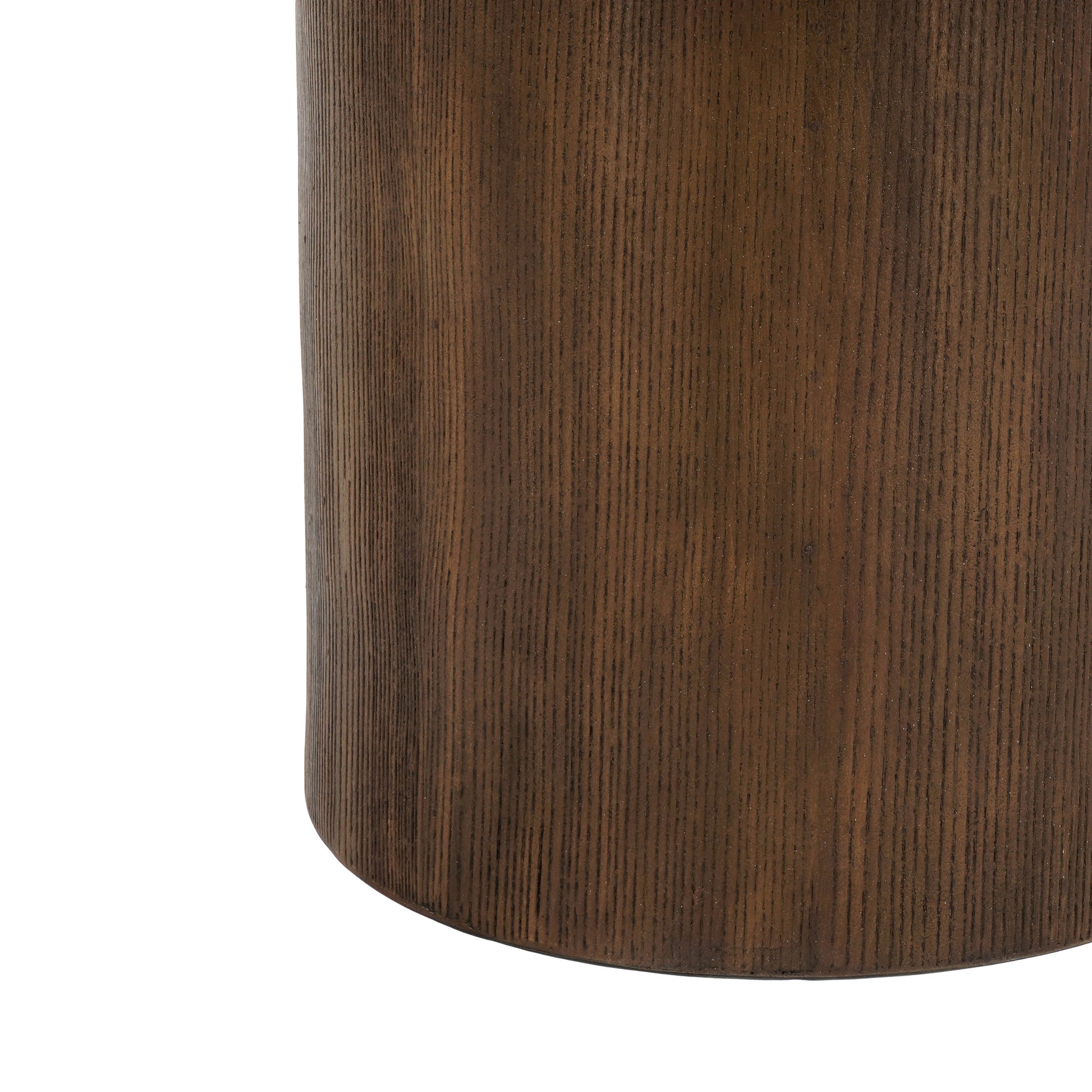 Closeup of dark brown wood grain texture