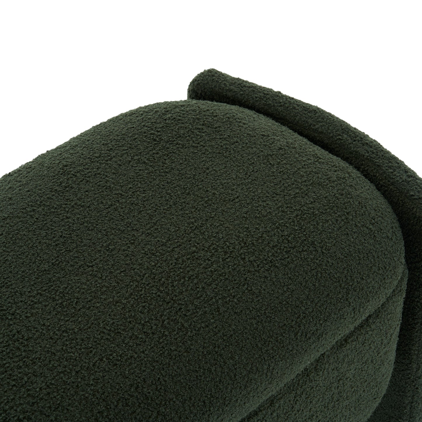 Dark green textured fabric detail