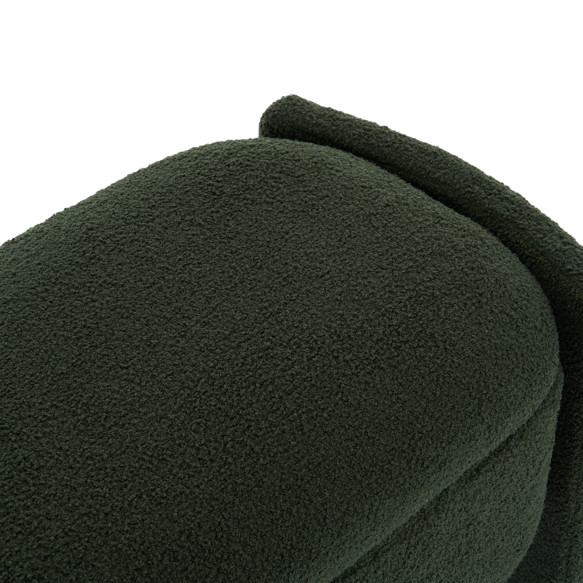 Dark green textured fabric detail