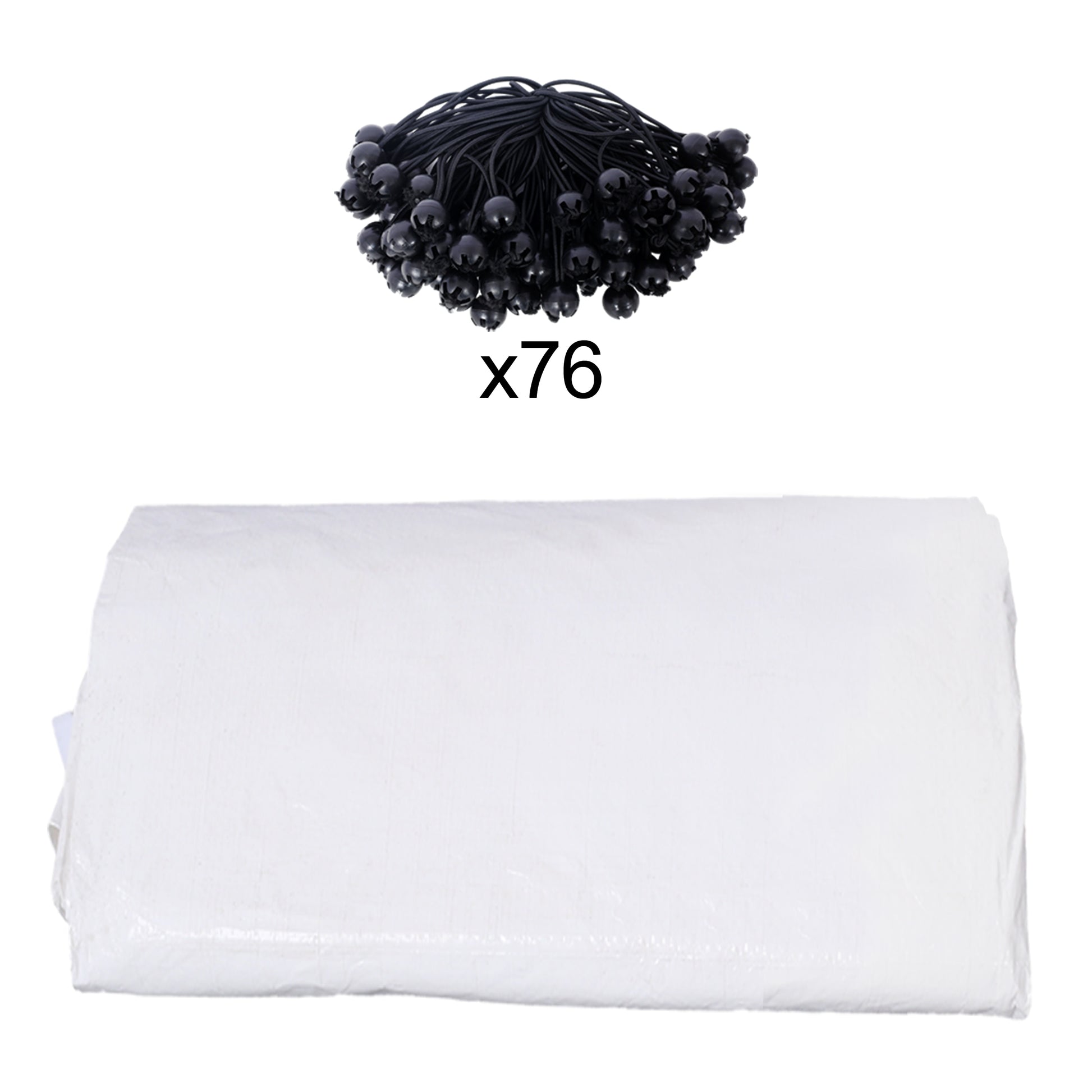 black bungee cords with ball ends