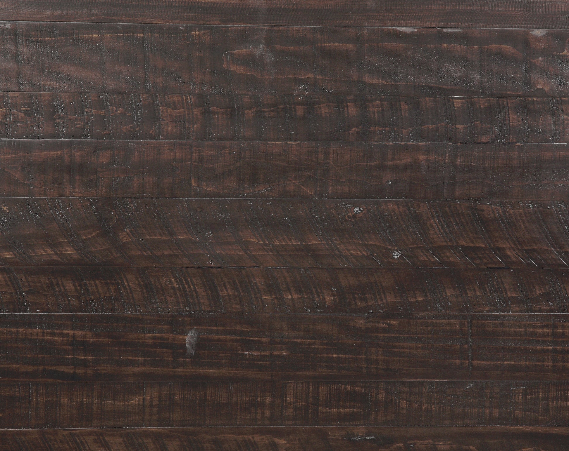 Dark stained wood plank texture closeup