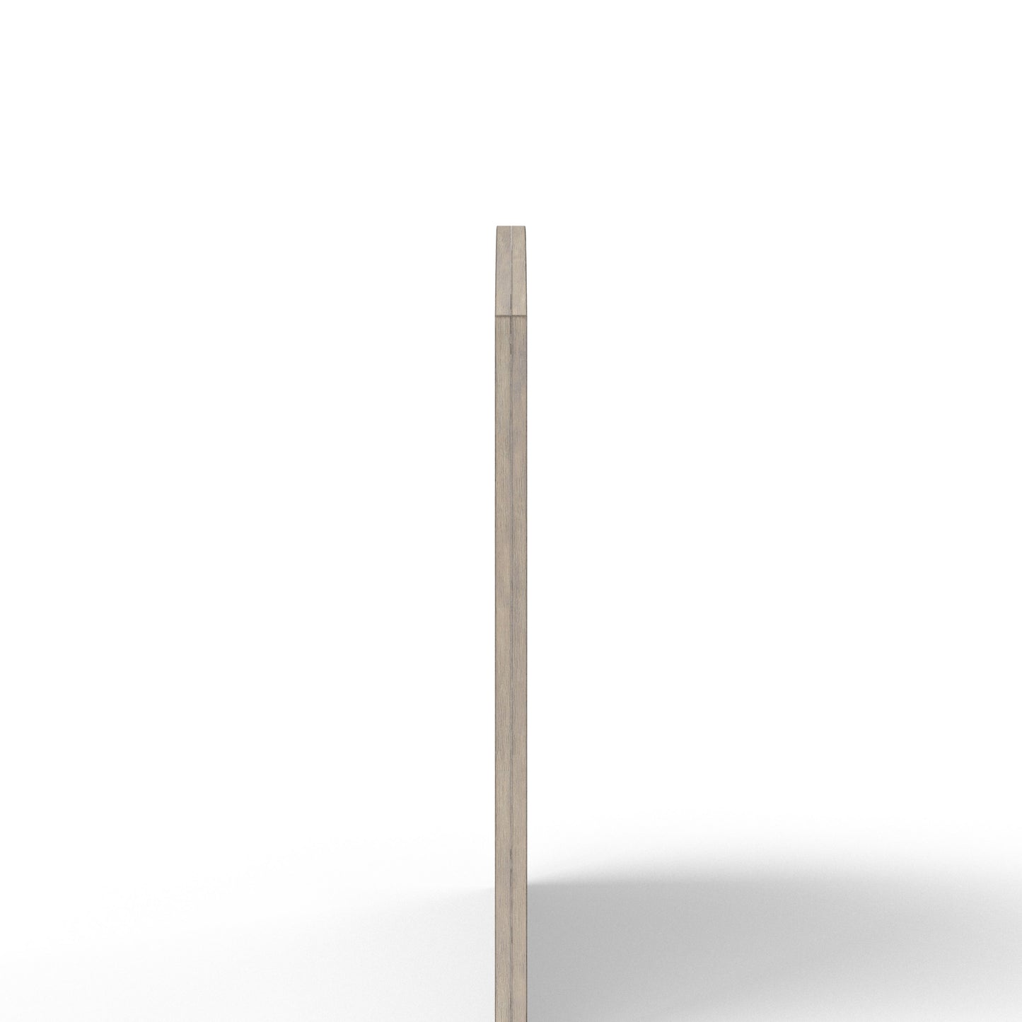 Light gray wood veneer edge trim