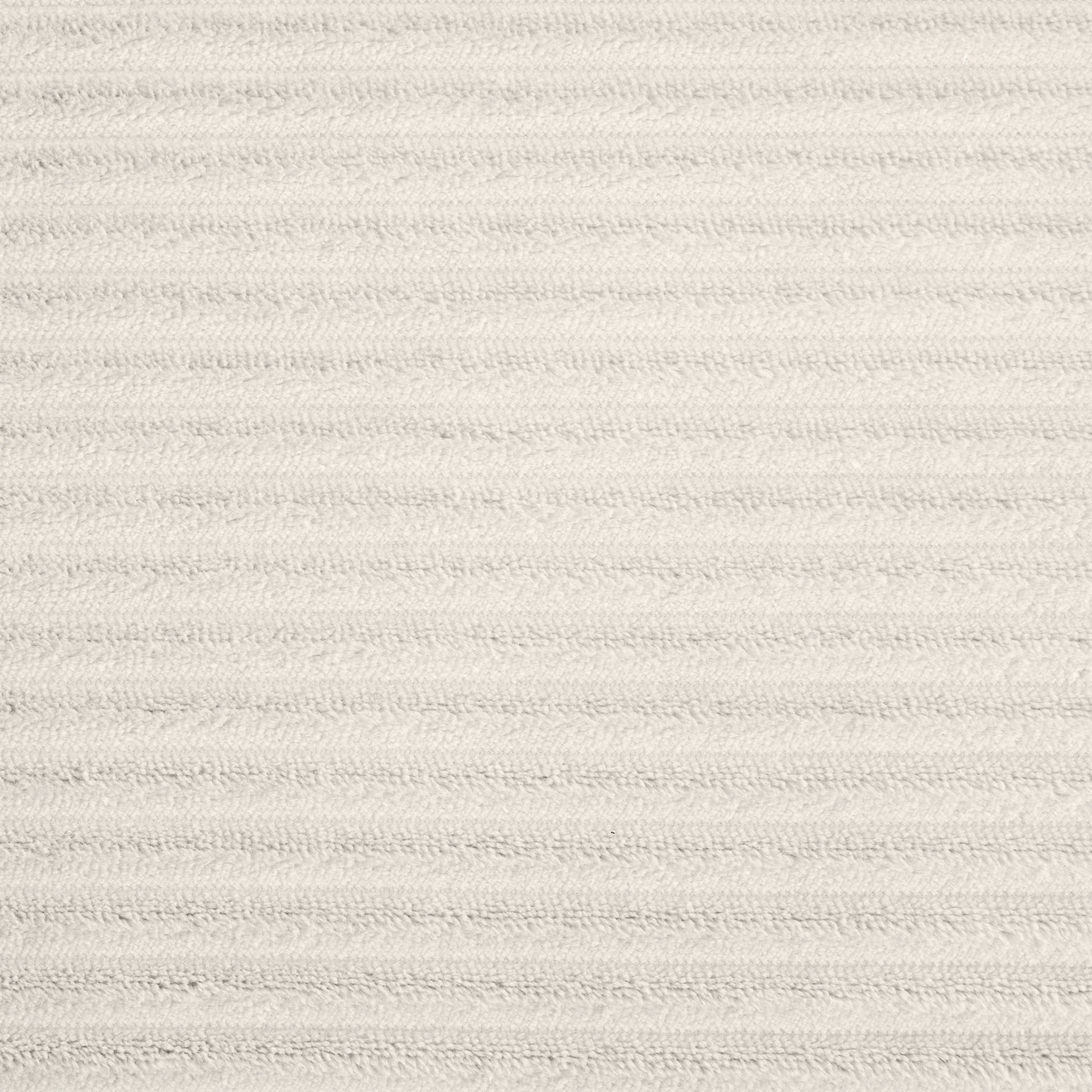Cream ribbed chenille fabric texture