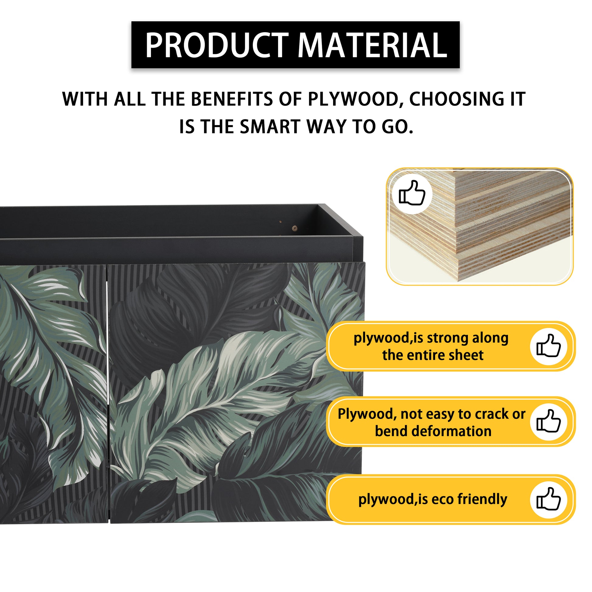 Stack of premium plywood showing layered wood grain