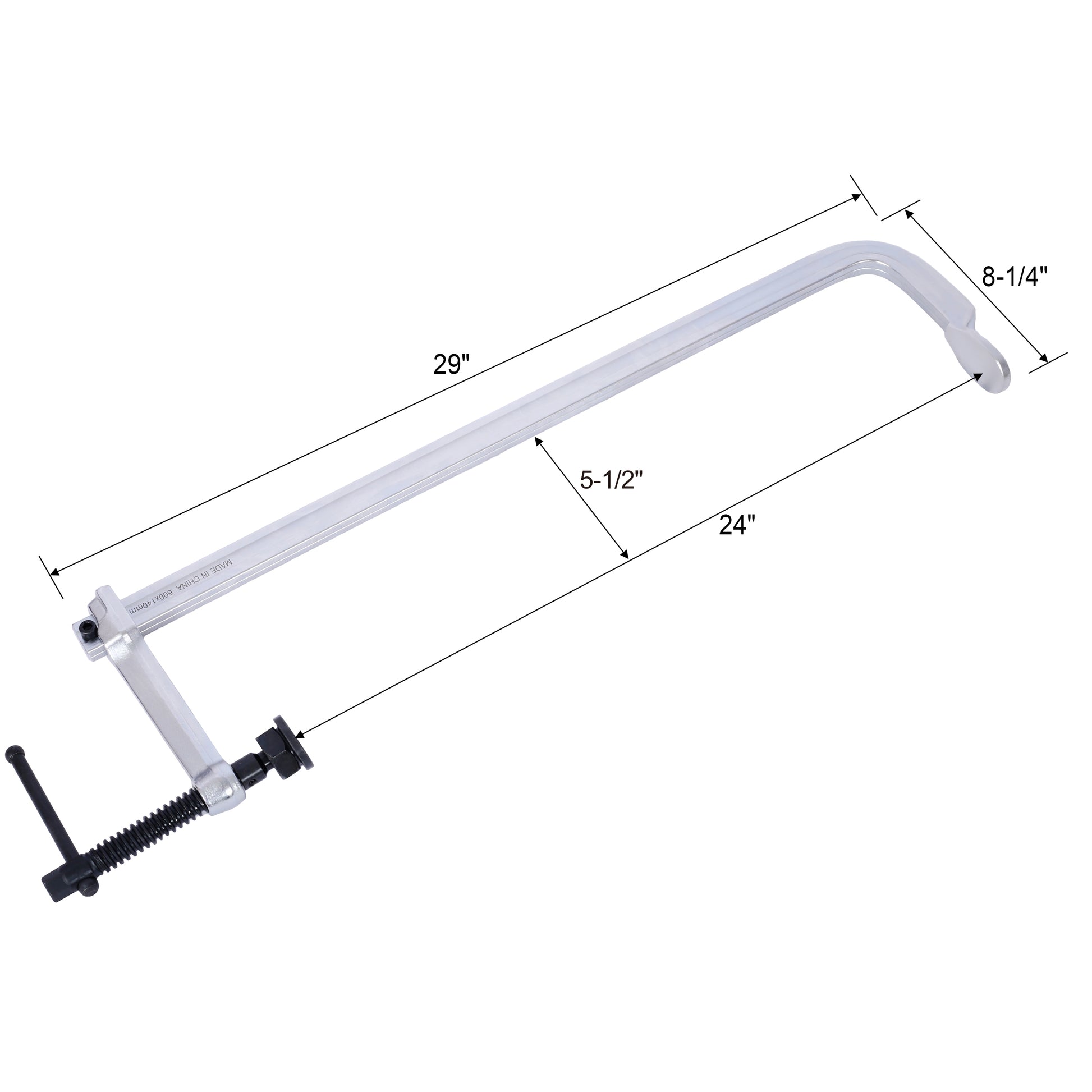 inch Fclamp with  inch jaw opening for woodworking