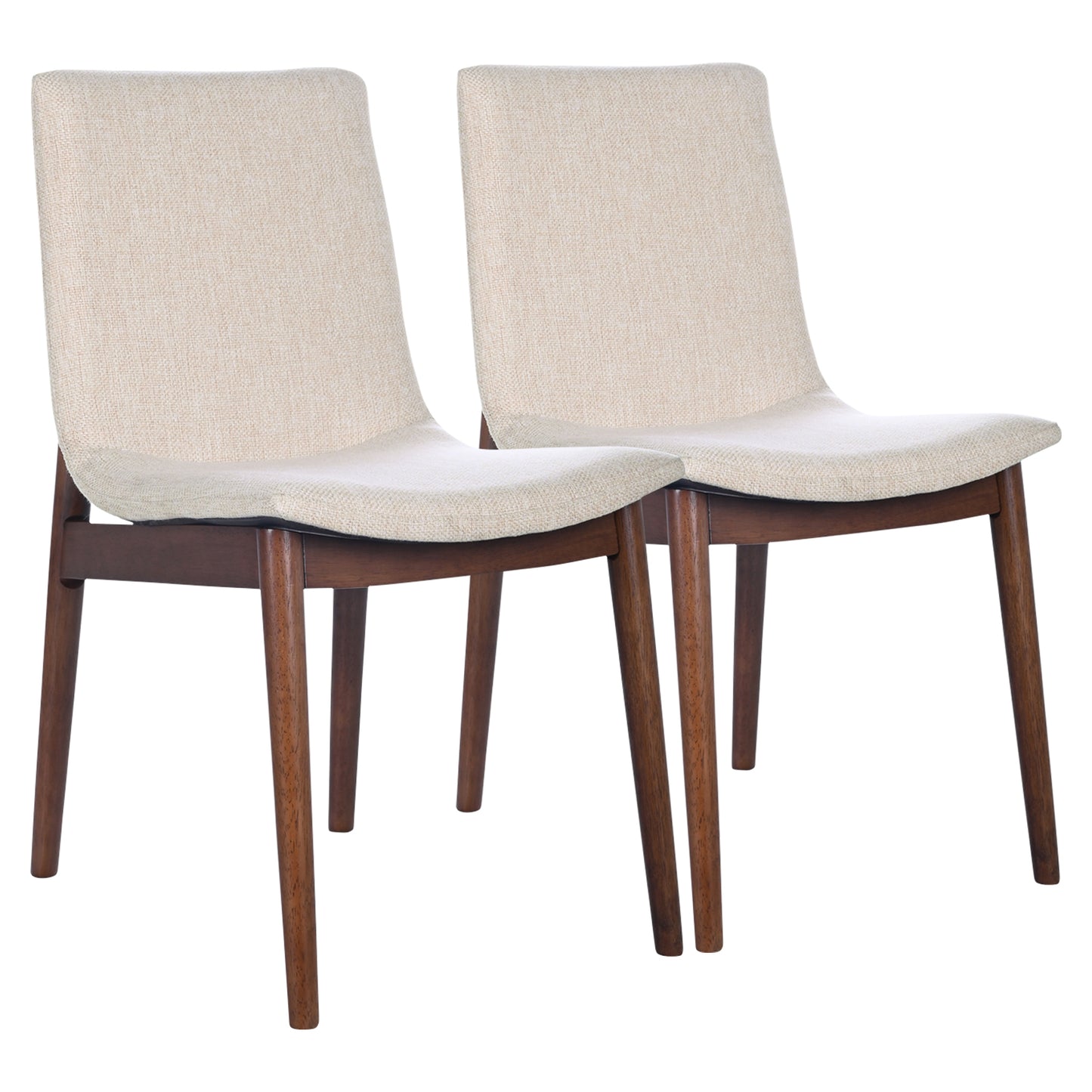 Pair of midcentury modern dining chairs