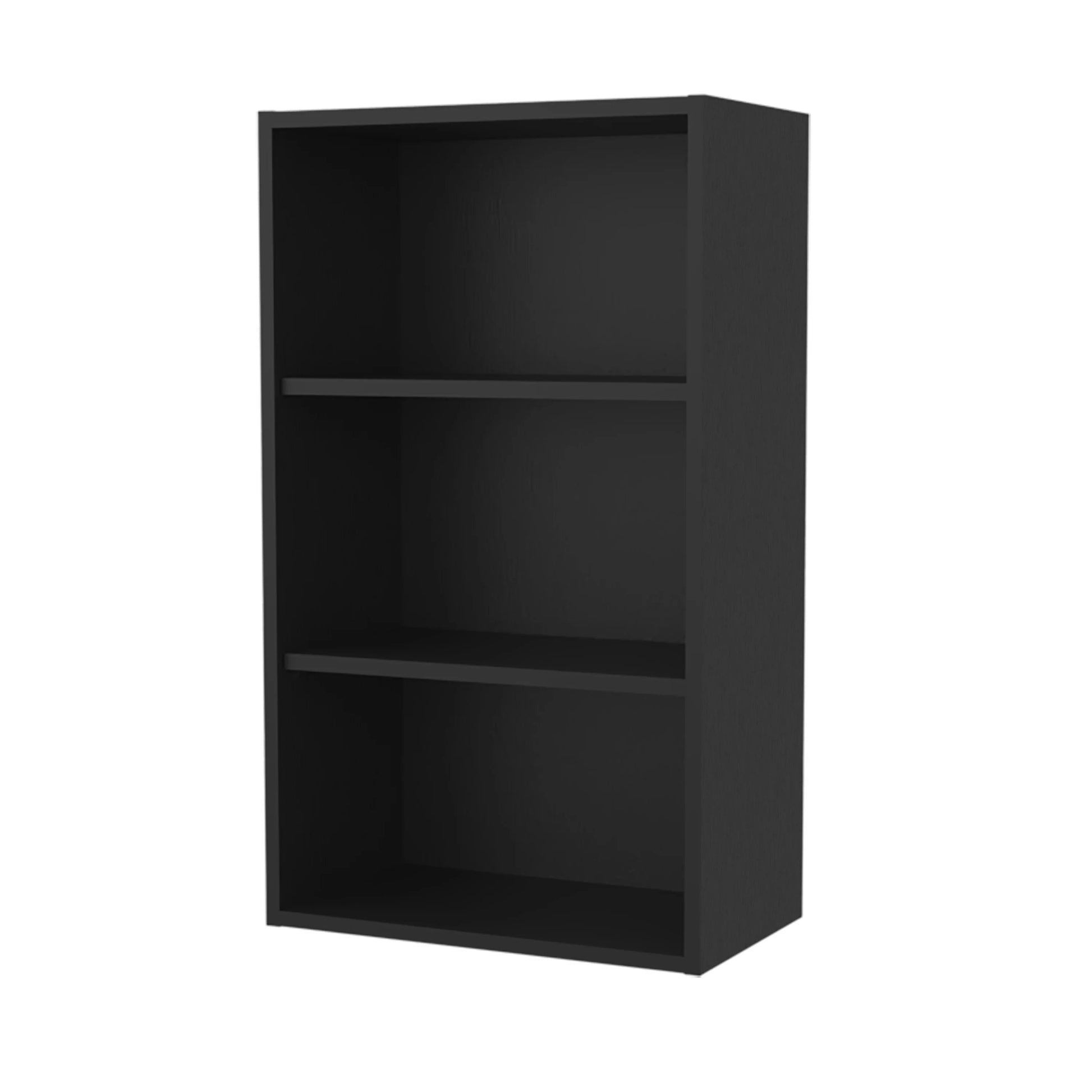 Black shelf bookcase for modern home organization