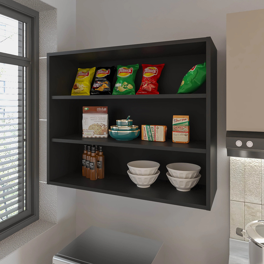 Red potato chips in colorful bags arranged on a shelf