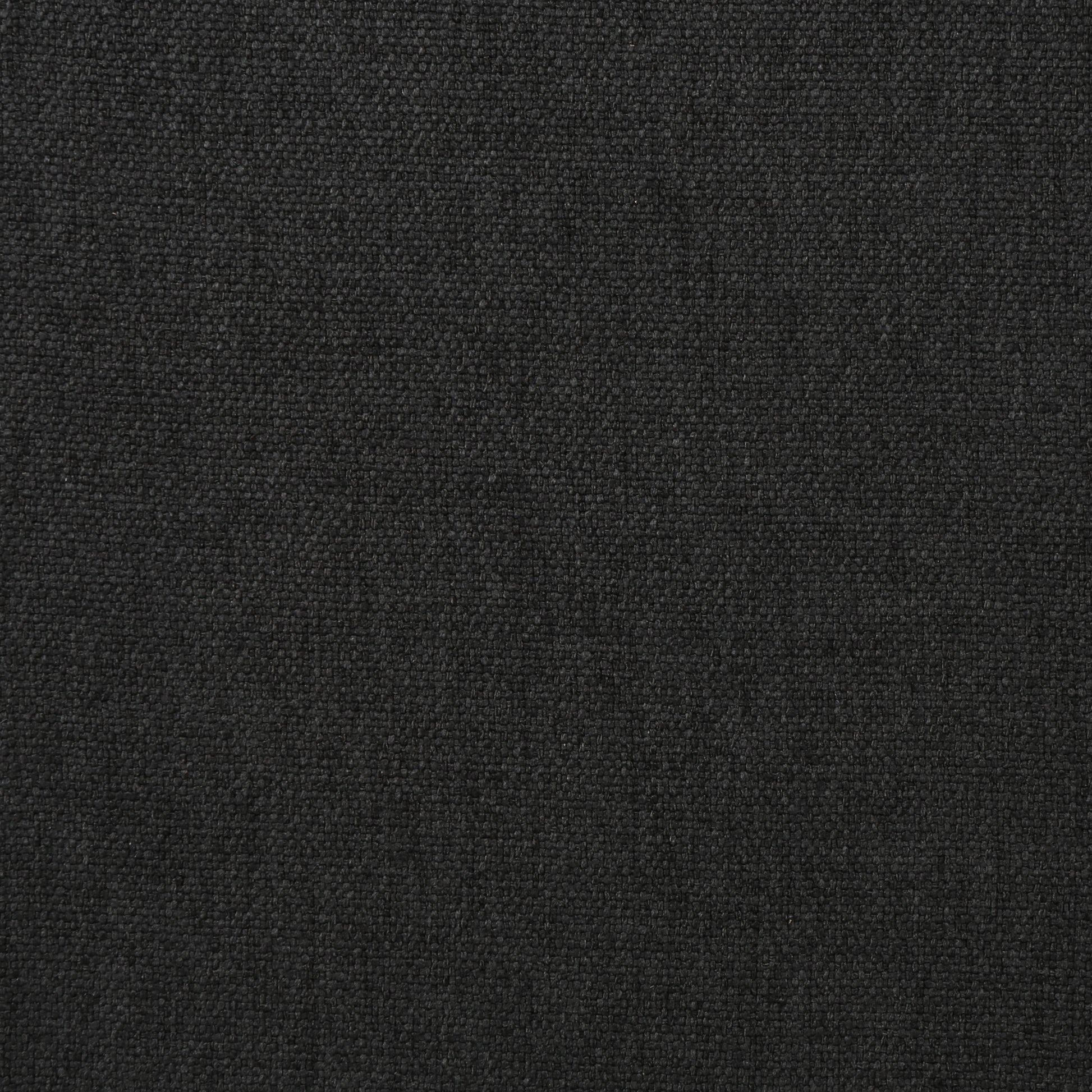 Closeup of black textured fabric with subtle weave detail