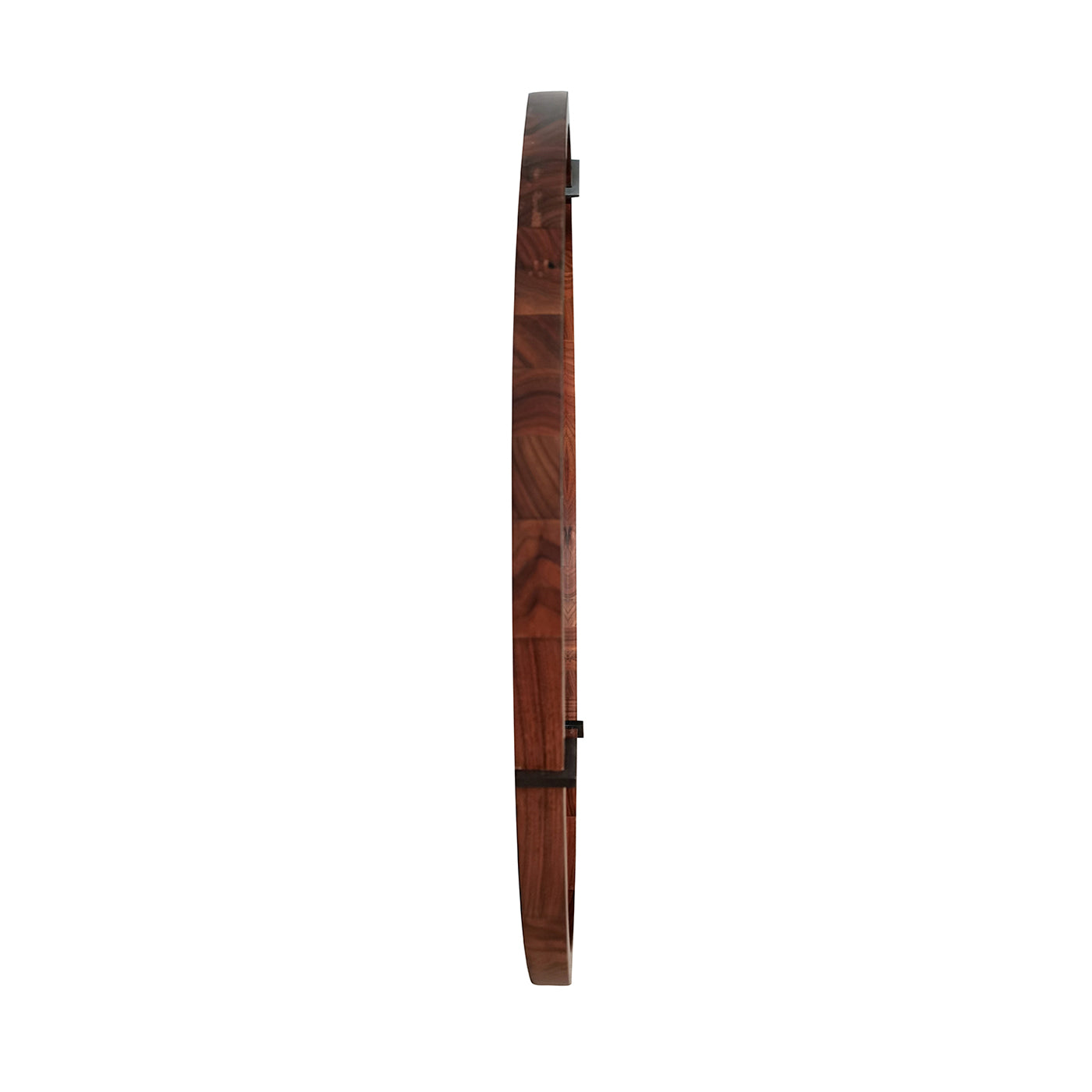End grain walnut cutting board with rich wood tones and durable construction