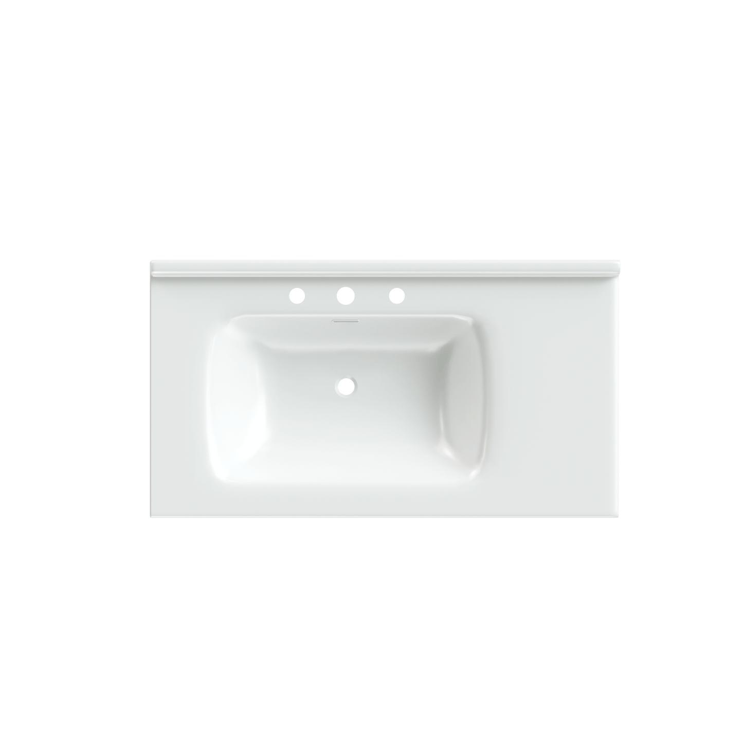 TREATLIFE HOME 36-Inch Modern Bathroom Vanity with Under-Mount Sink, 2 Doors & 4 Drawers, Elegant Storage Solution, White