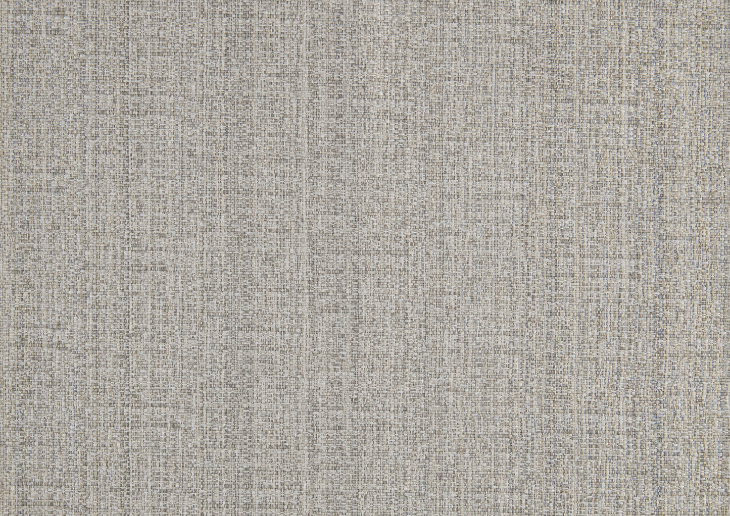 Closeup of woven linen fabric in a neutral grey tone perfect for upholstery