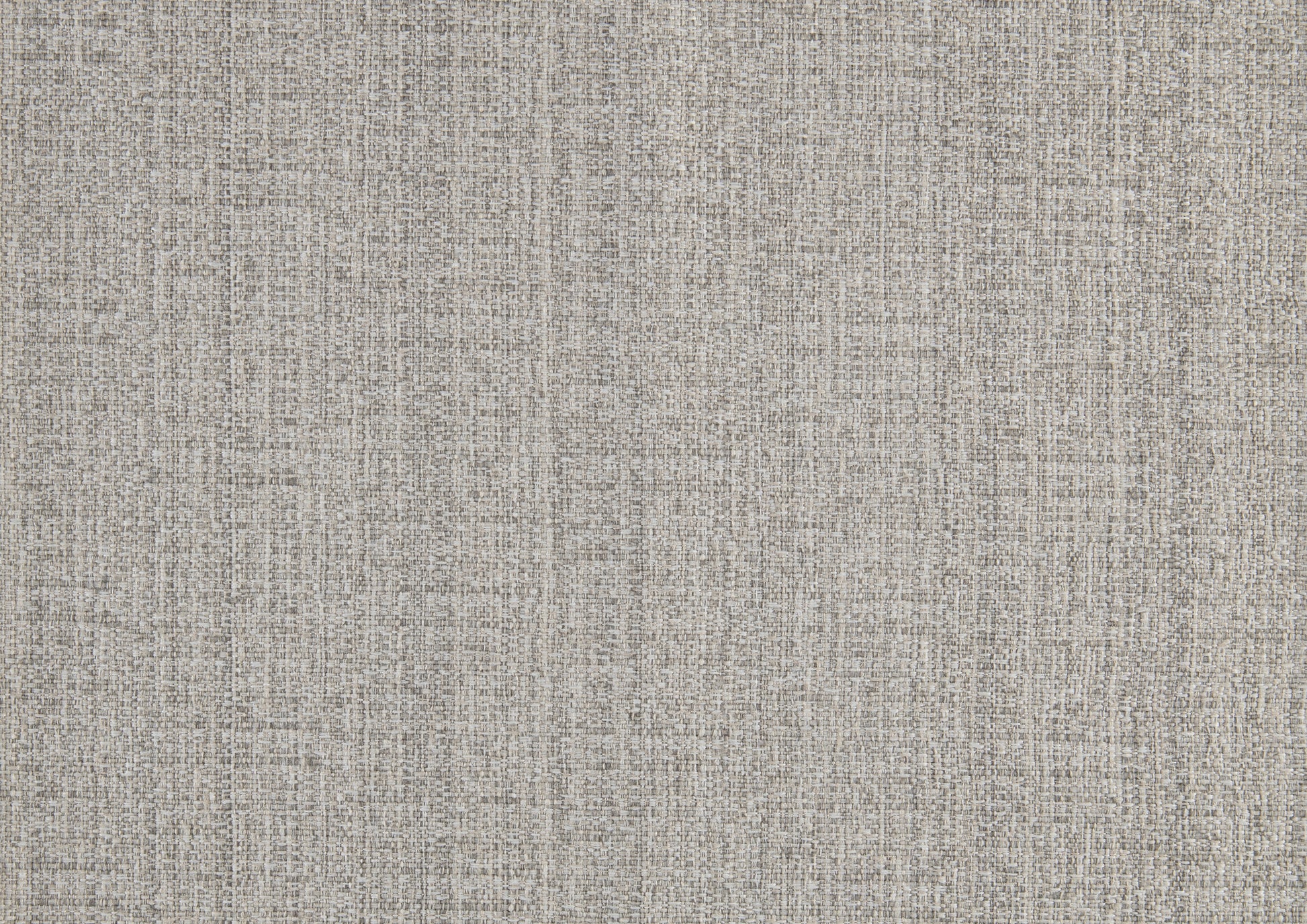 Closeup of woven linen fabric in a neutral grey tone perfect for upholstery