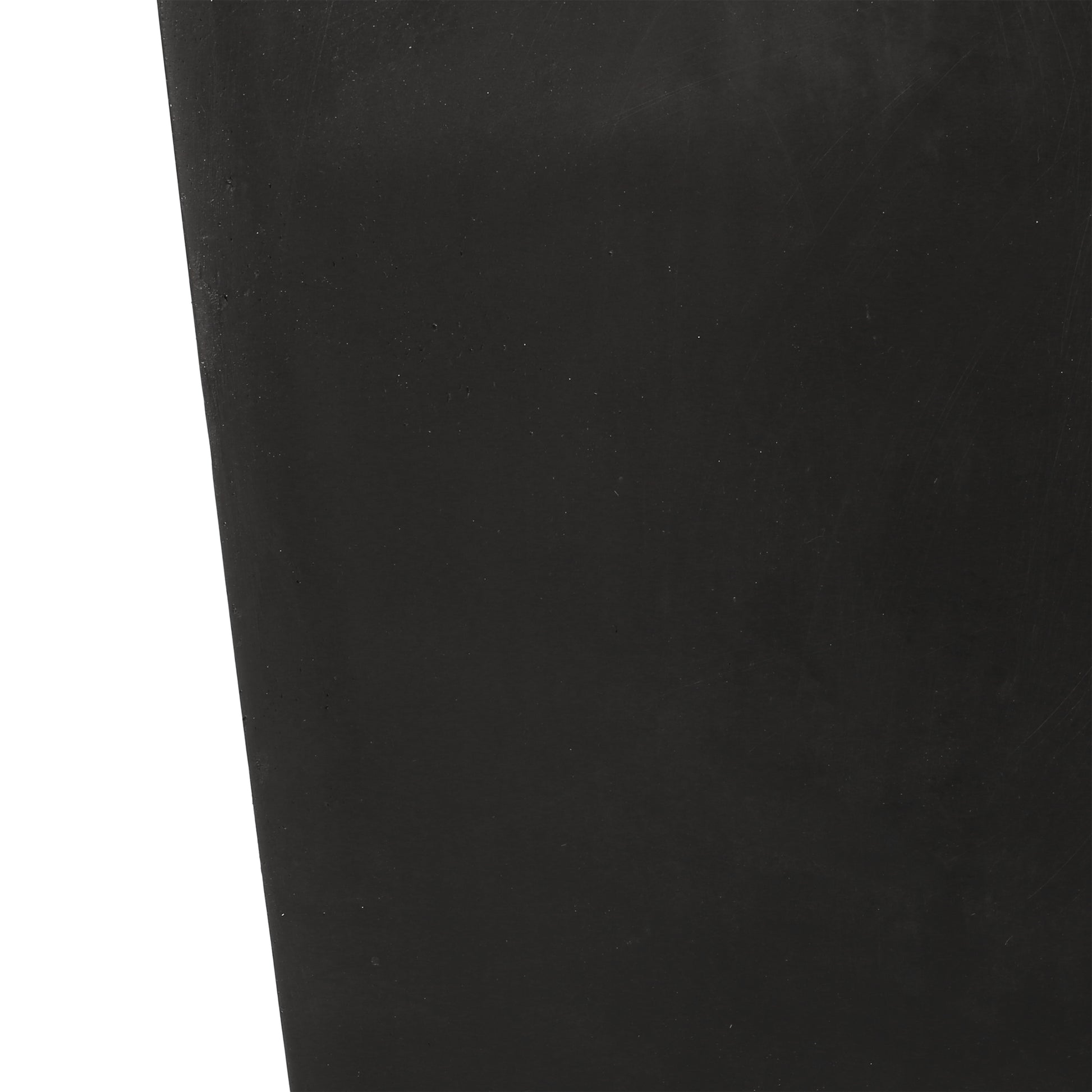 Matte black textured ceramic planter for indoor plants