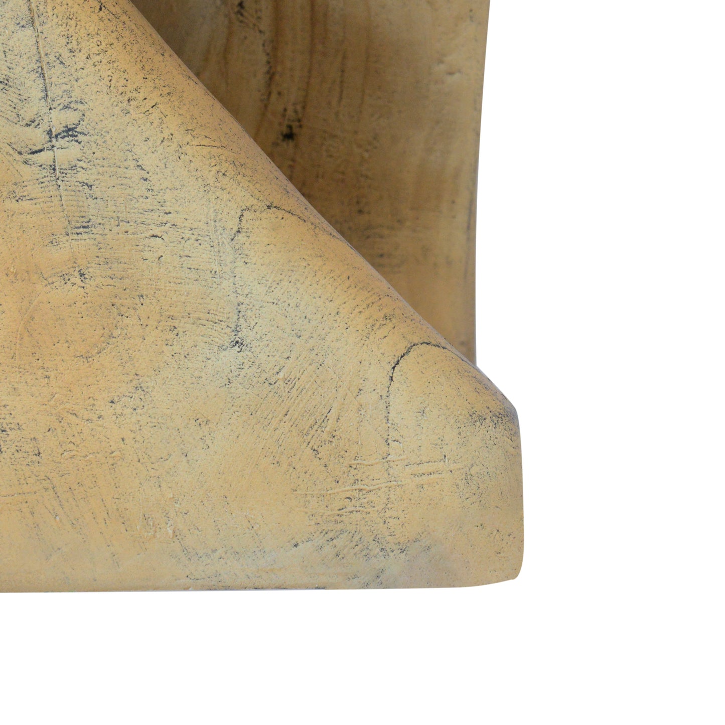 Wooden shoe last with distressed texture ideal for cobblers and shoe repair