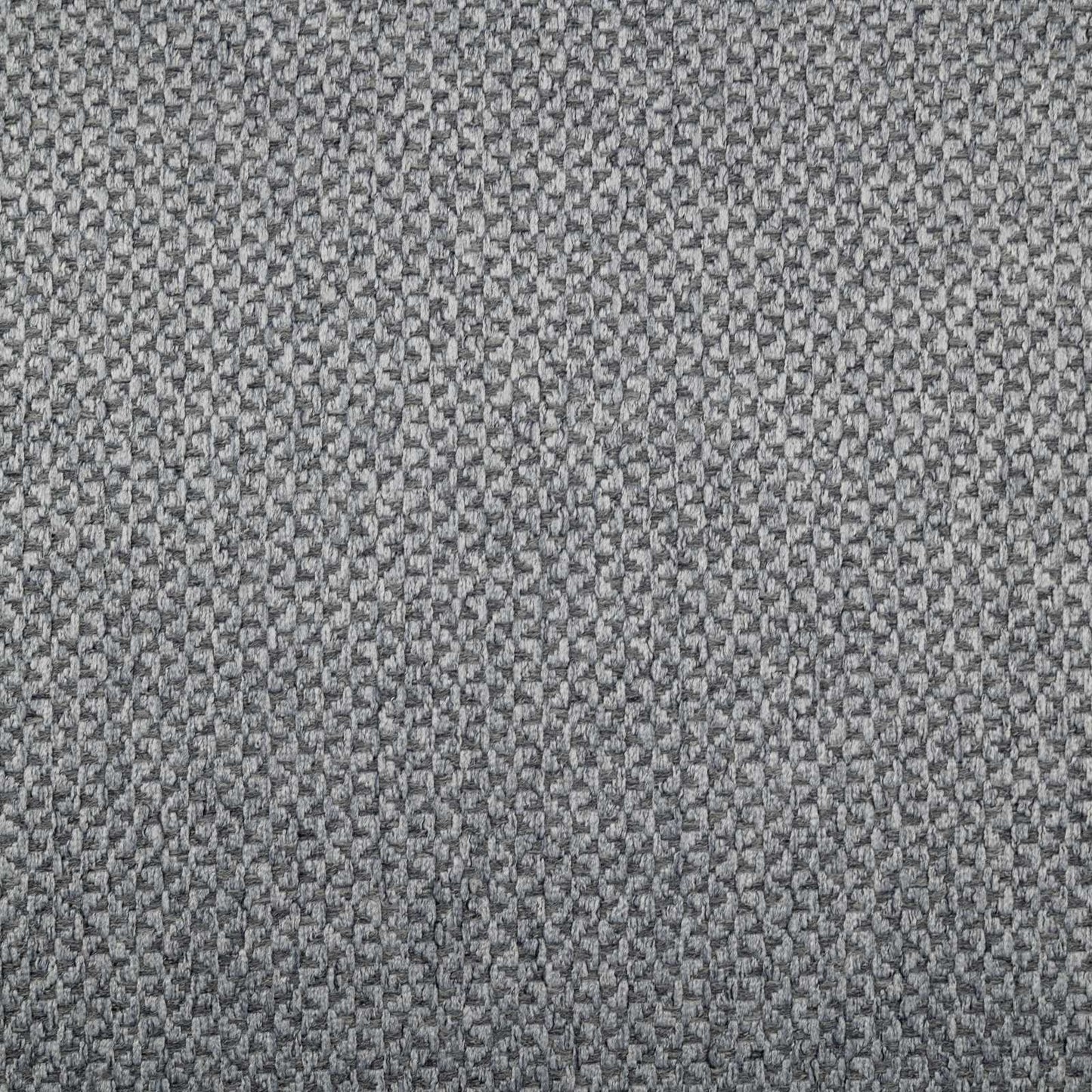 Closeup of textured gray woven fabric upholstery material ideal for sofas