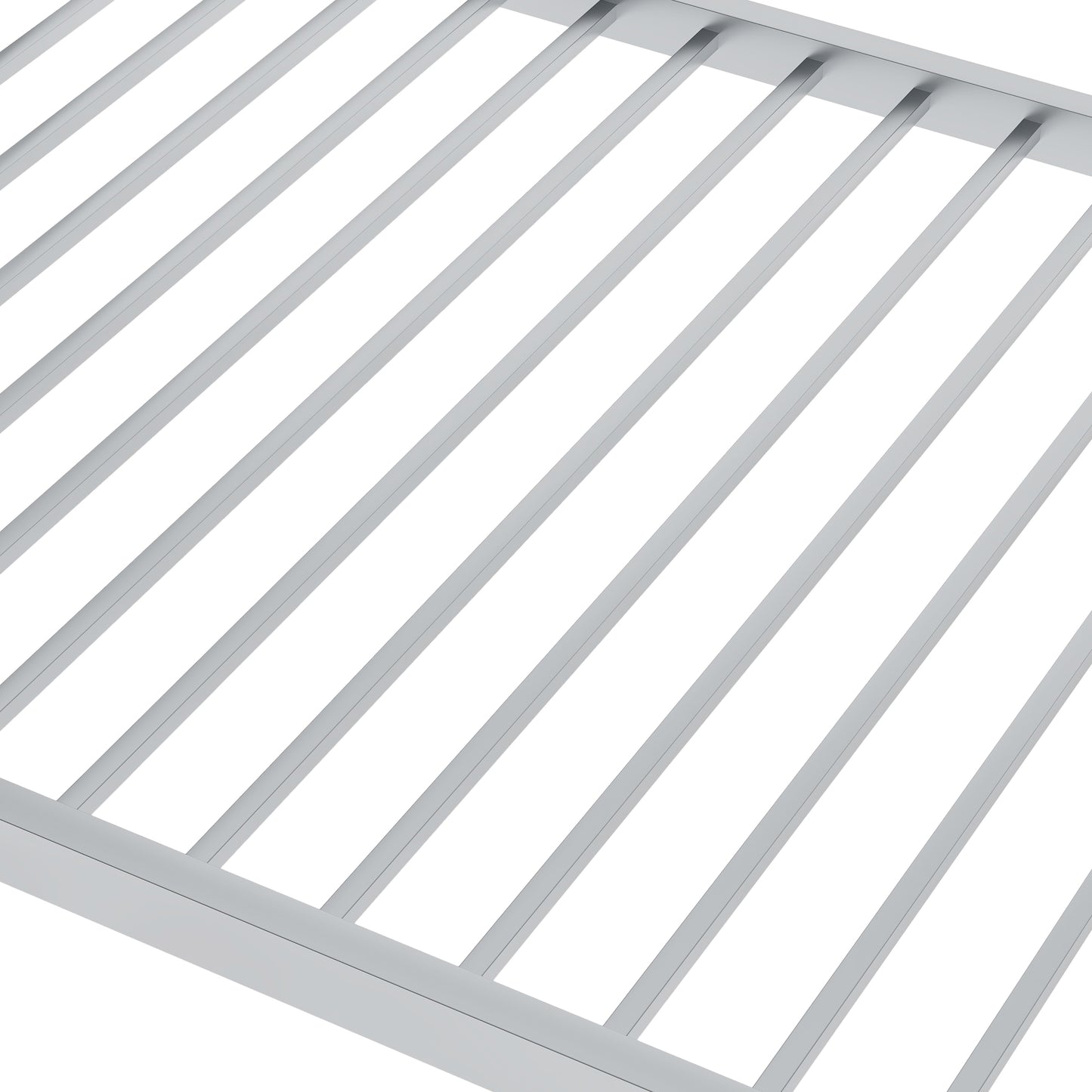 Silver metal grate detail