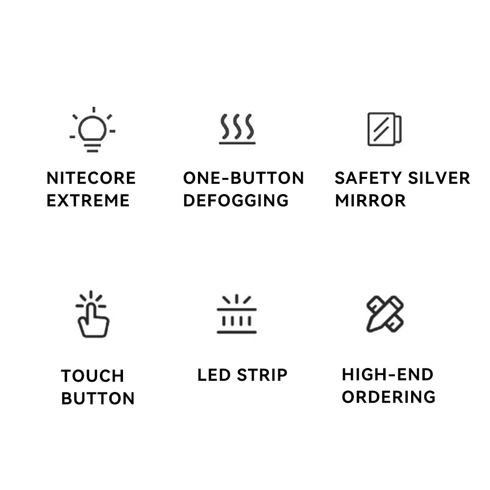 Nitecore extreme lighting icon with text label