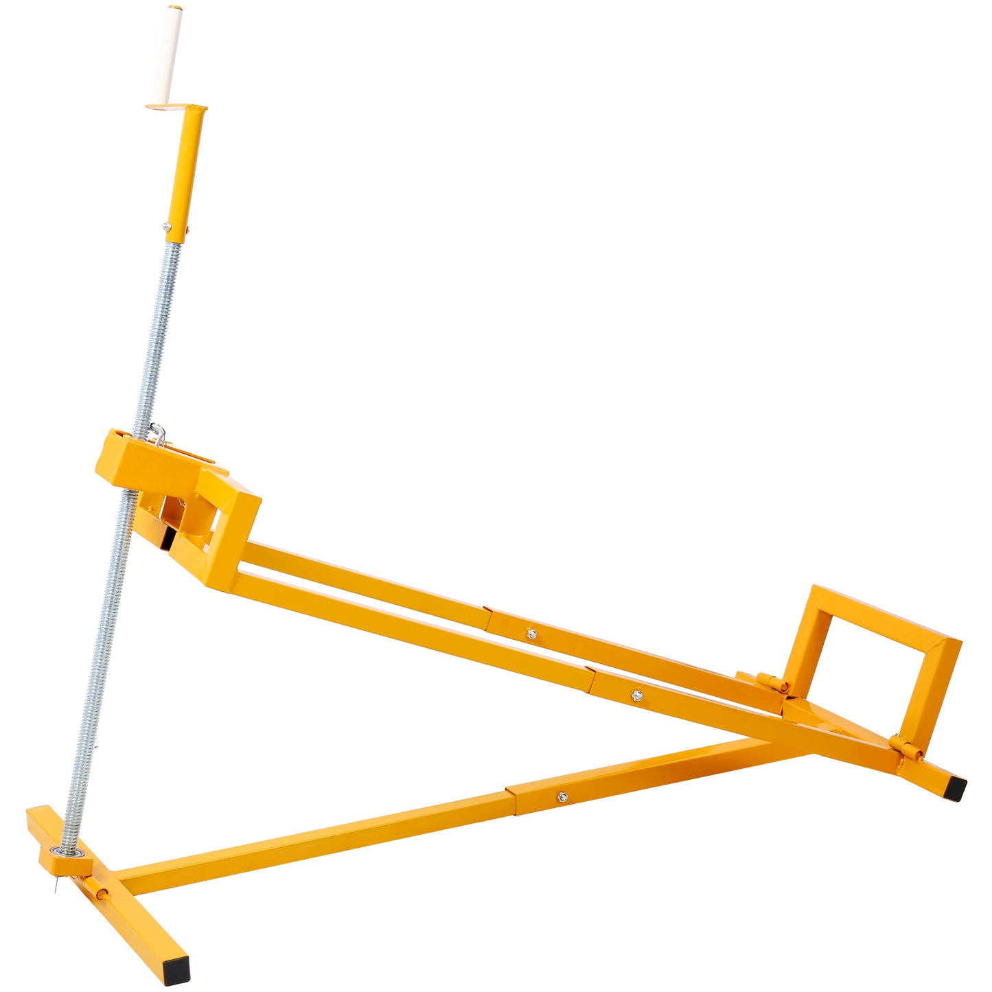 Yellow metal pipe bender with adjustable height mechanism and spring