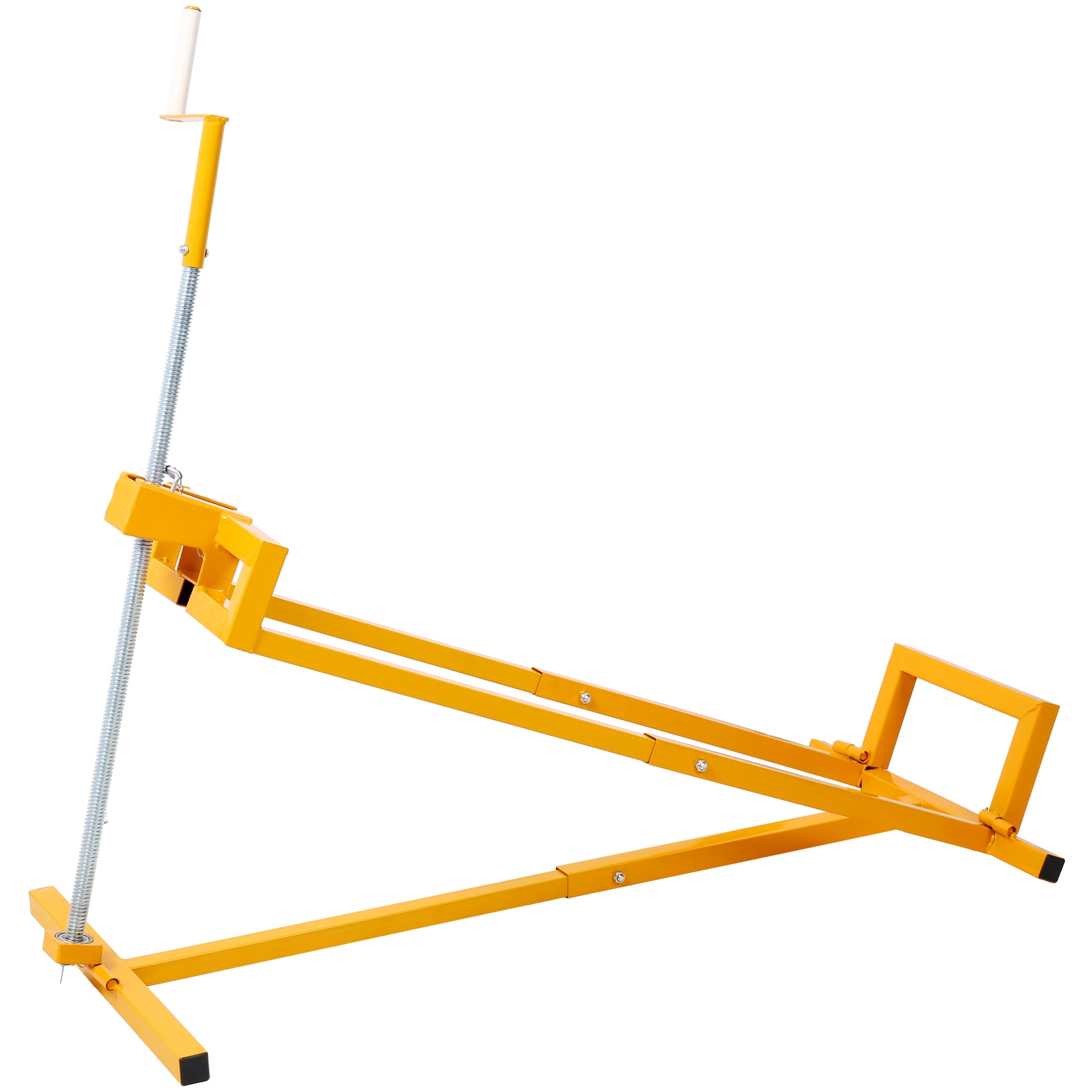 Yellow metal pipe bender with adjustable height mechanism and spring