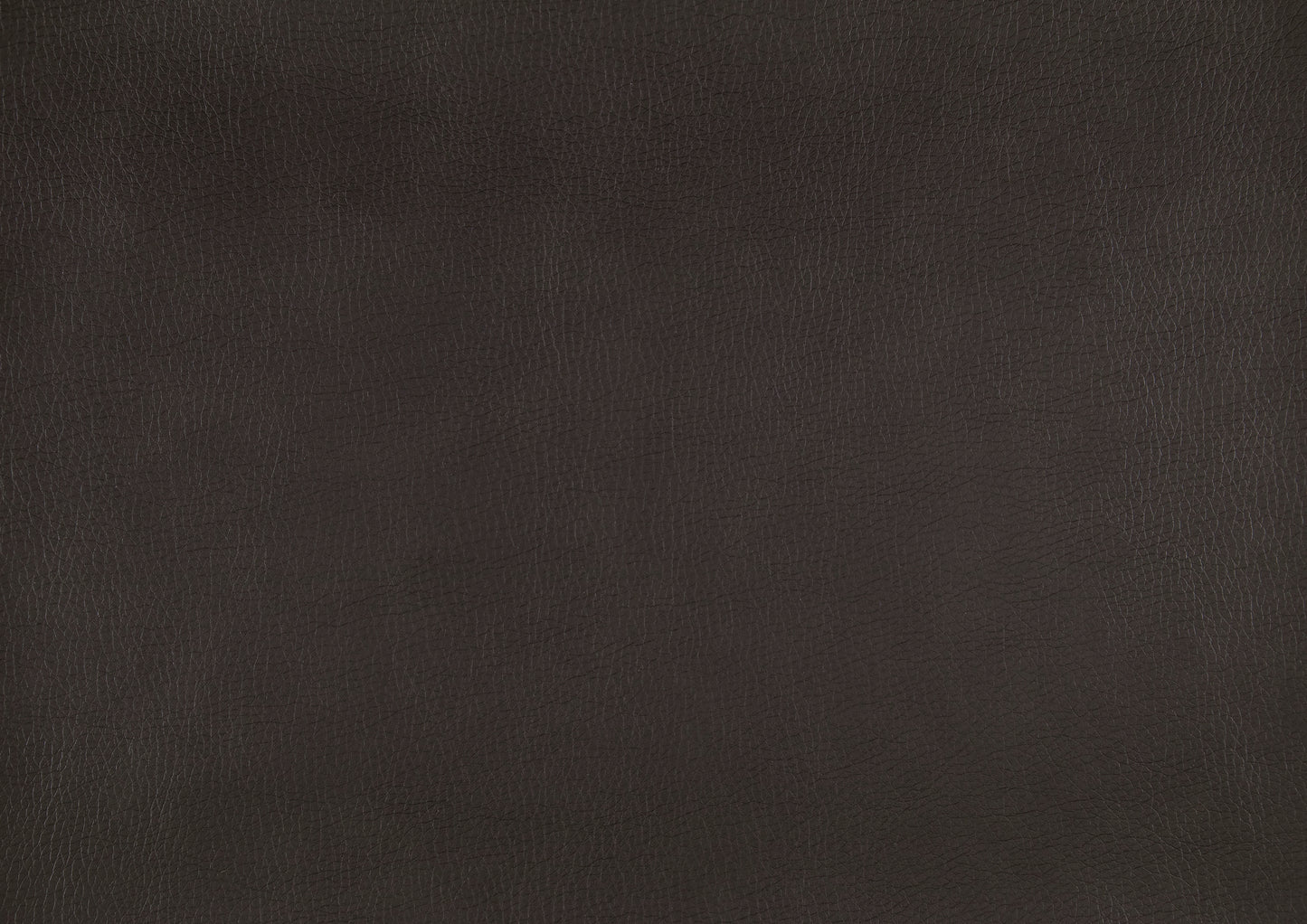 Dark brown textured vegan leather fabric sample ideal for upholstery