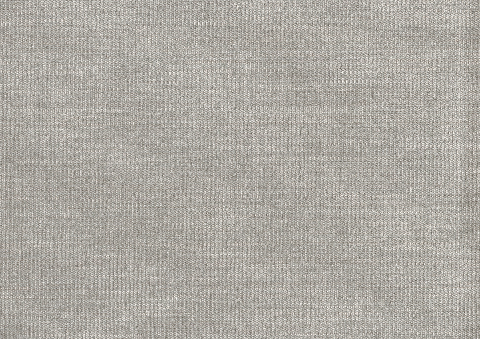 Closeup of neutral grey textured upholstery fabric with a subtle linen weave perfect for furniture