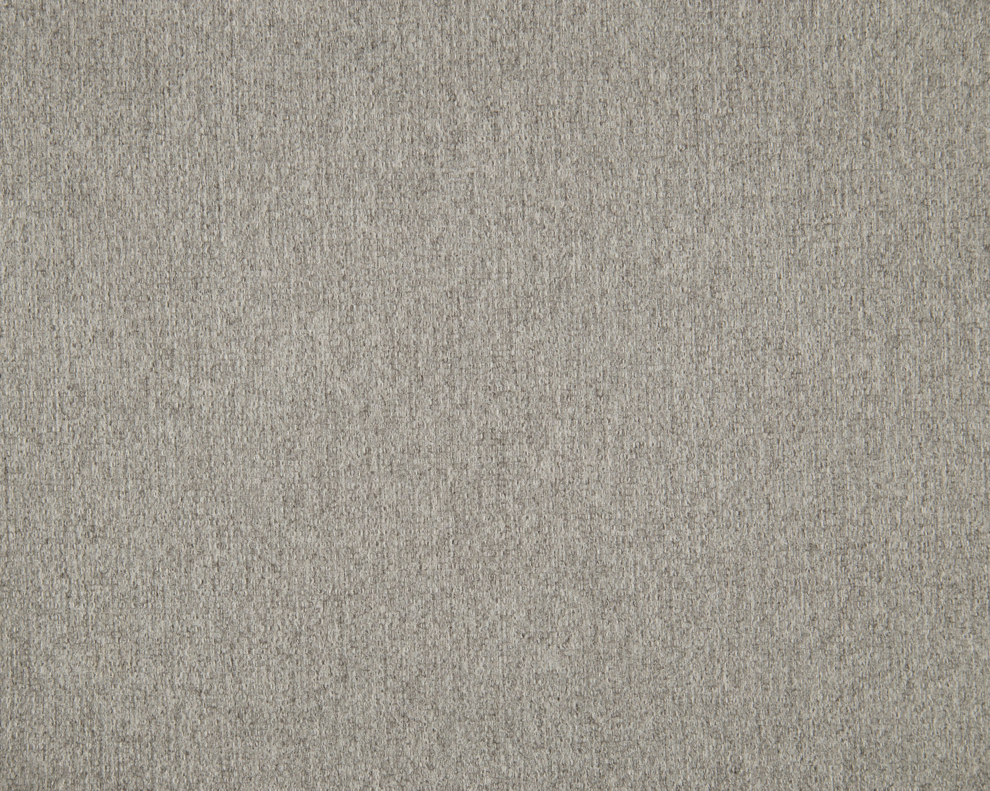 Closeup of textured grey upholstery fabric with a subtle weave