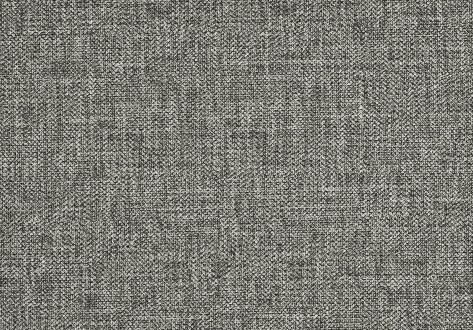 Closeup of textured gray fabric swatch durable for upholstery