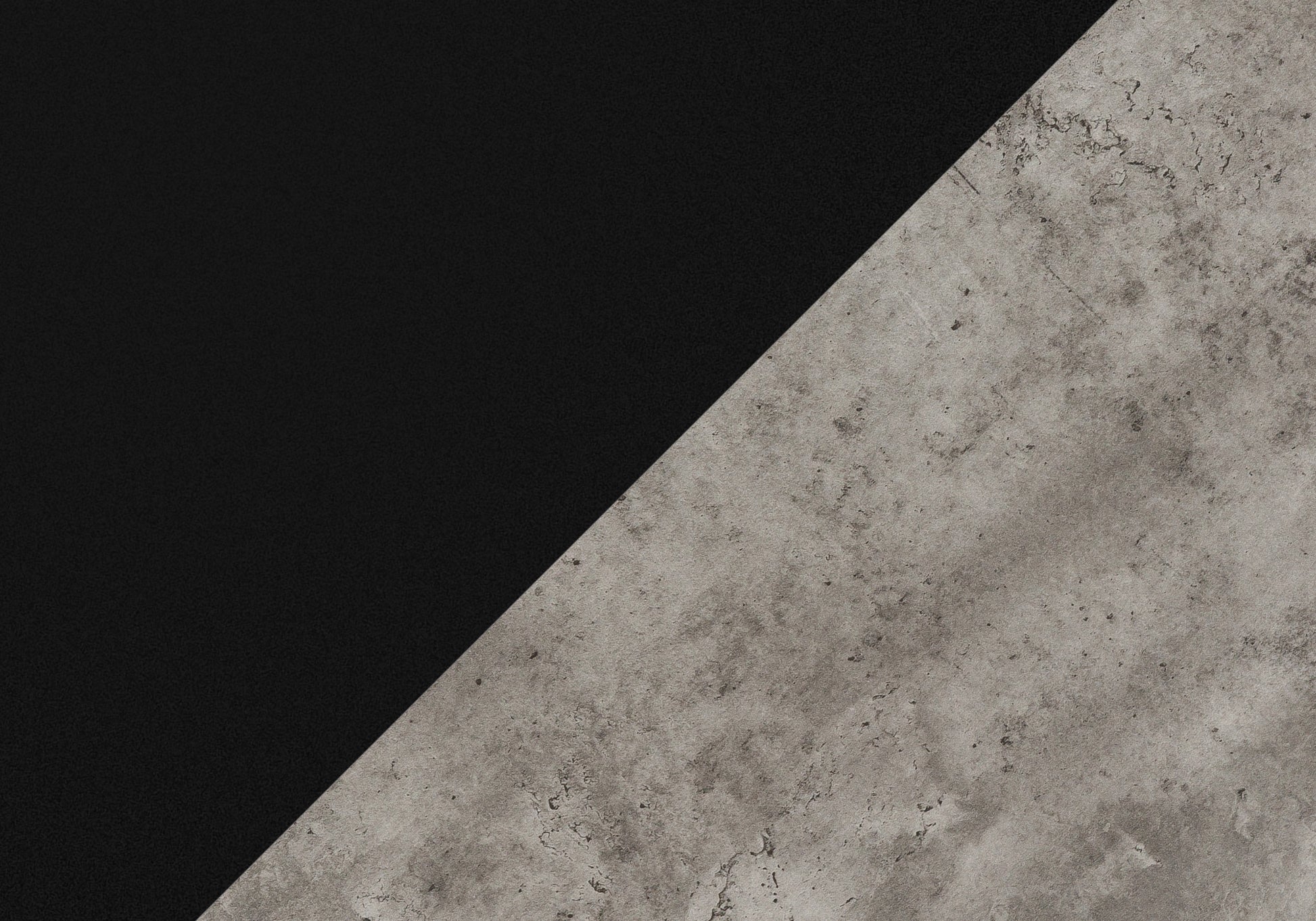 Black and grey textured granite slab with diagonal split for modern design