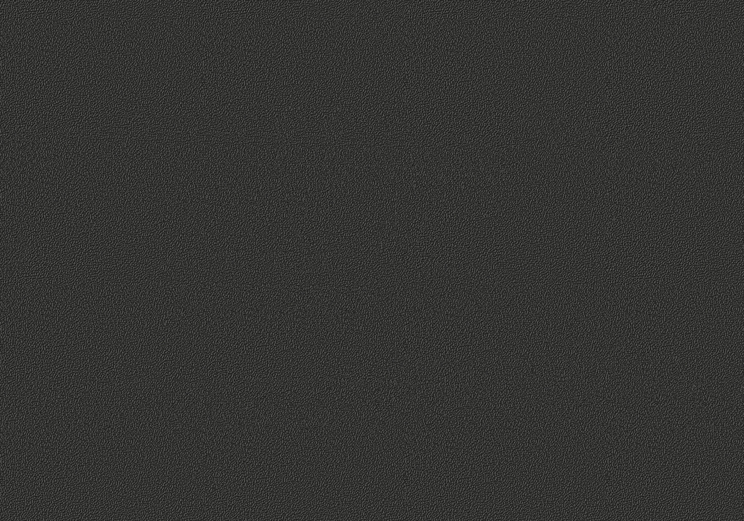 Closeup of a dark gray textured faux leather material sample