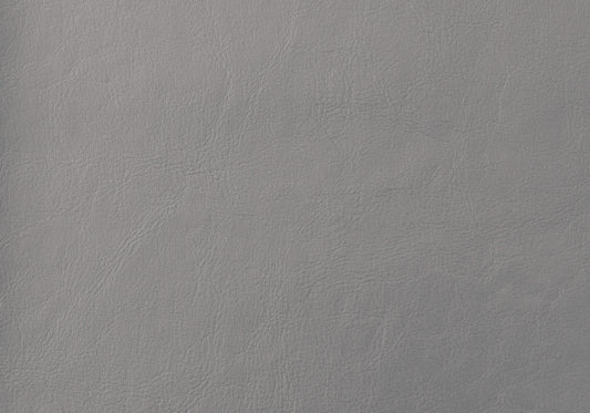 Closeup of textured grey vegan leather fabric