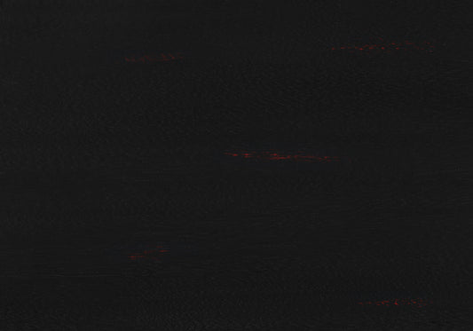 Distressed black wood panel with subtle red undertones perfect for rustic furniture