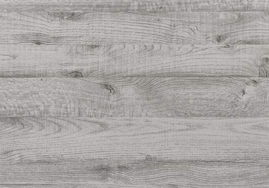 Weathered grey wood planks with prominent grain perfect for rustic decor