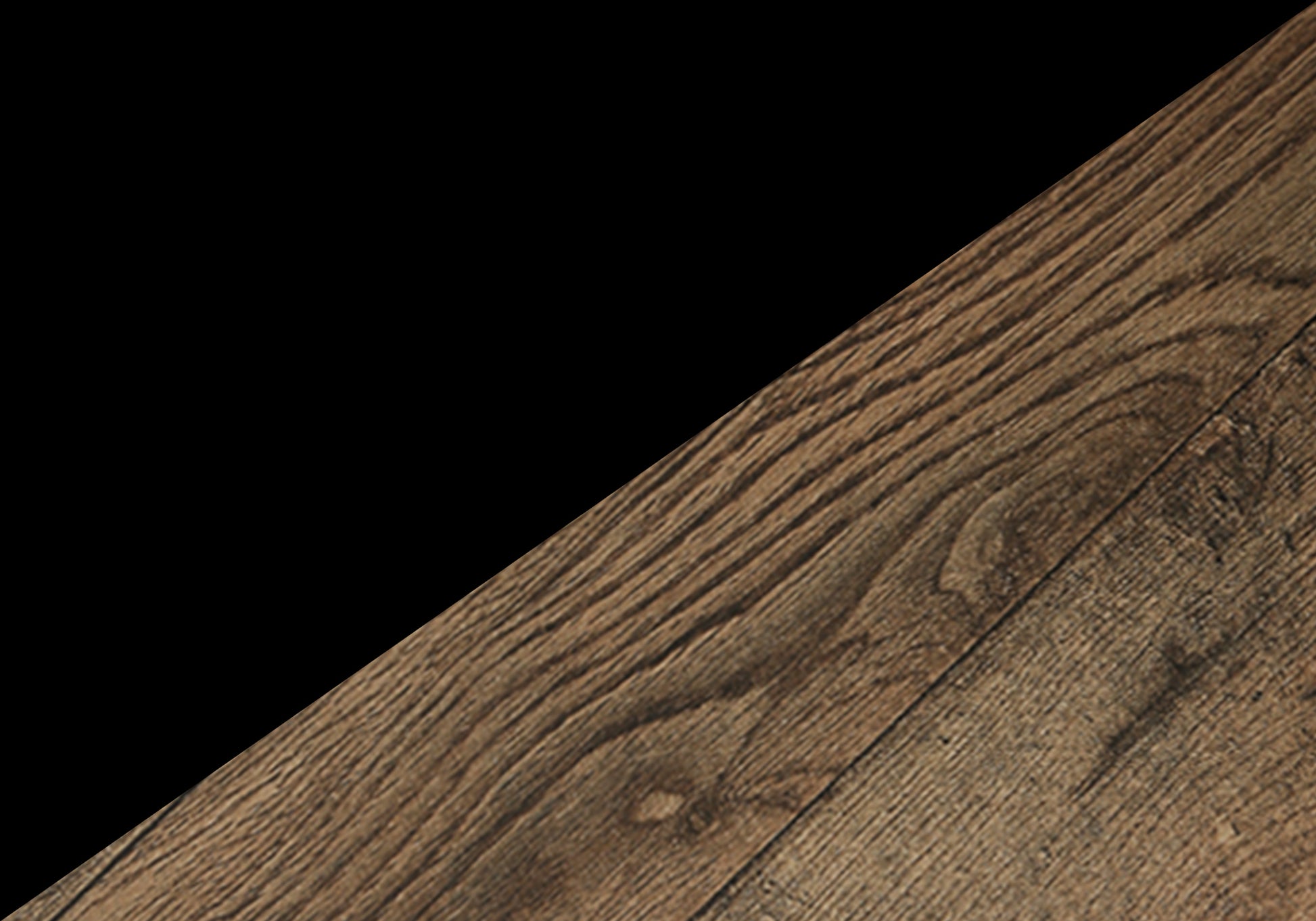 Rich dark brown laminate flooring with realistic wood grain texture