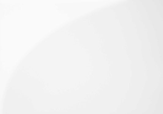 Glossy white ceramic tile with soft light reflection perfect for modern bathrooms