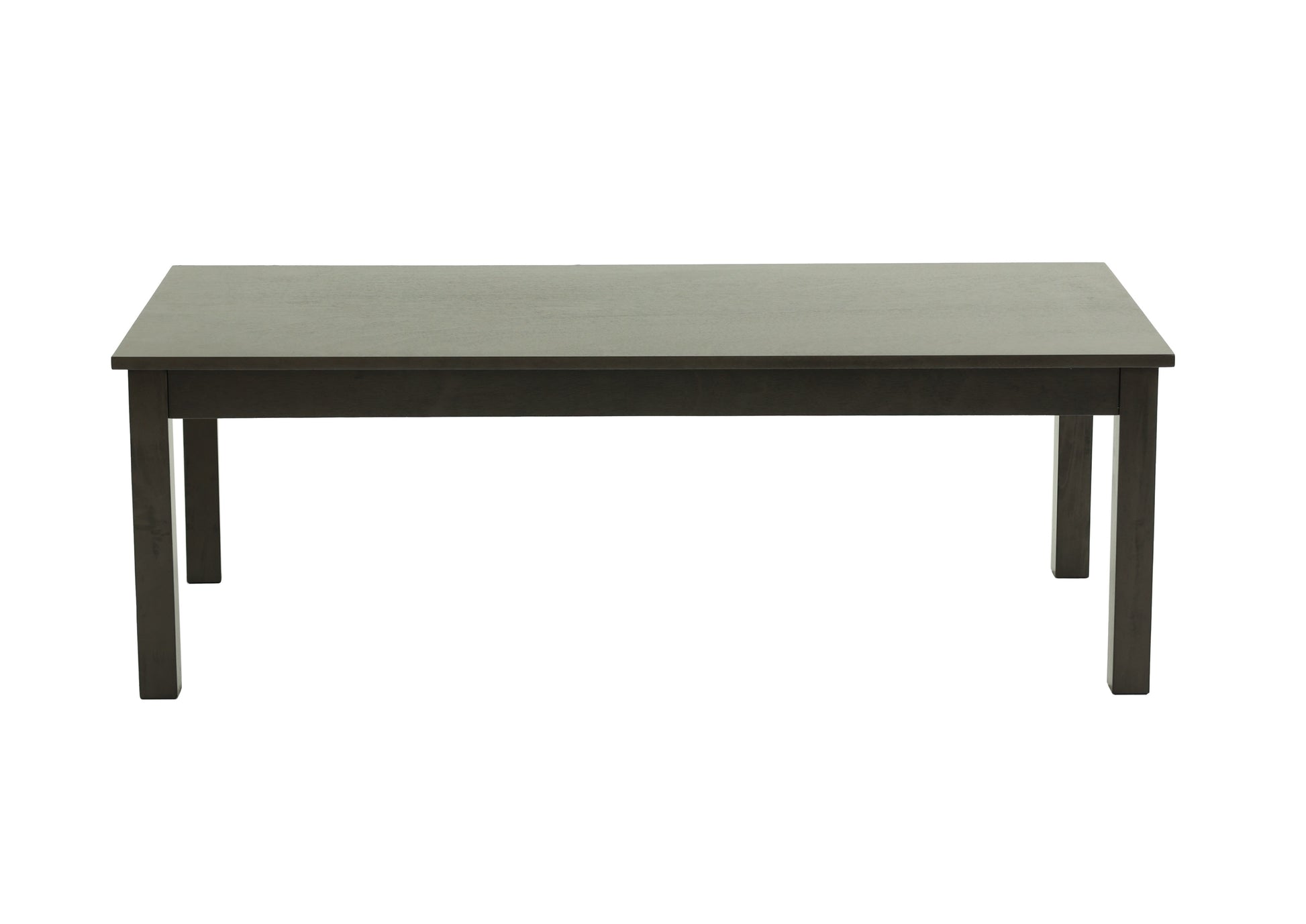 Dark gray rectangular dining table with simple legs perfect for modern kitchens